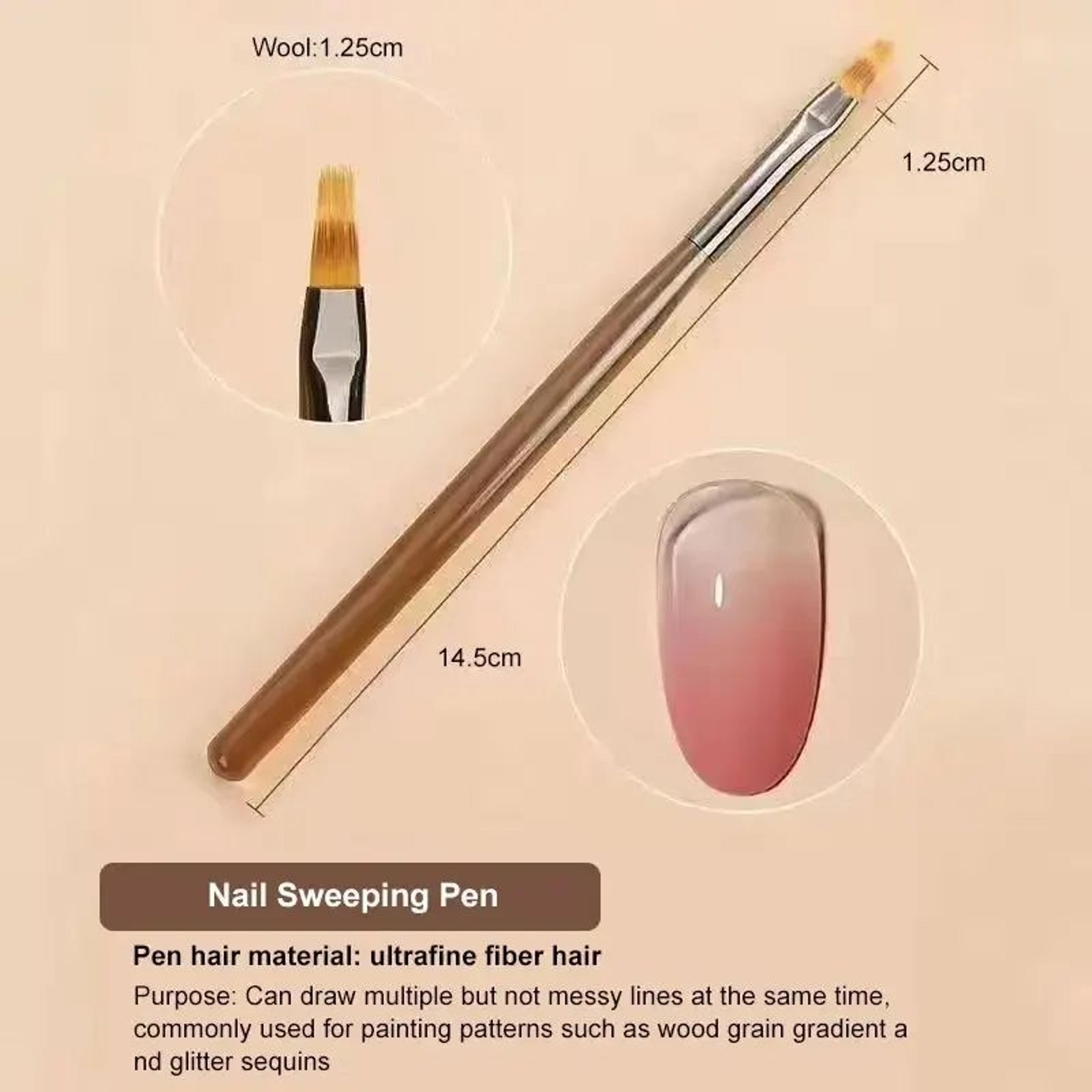 9Piece UV Gel Nail Brush Set  Precision Liner  Acrylic Nail Art Brushes 2
