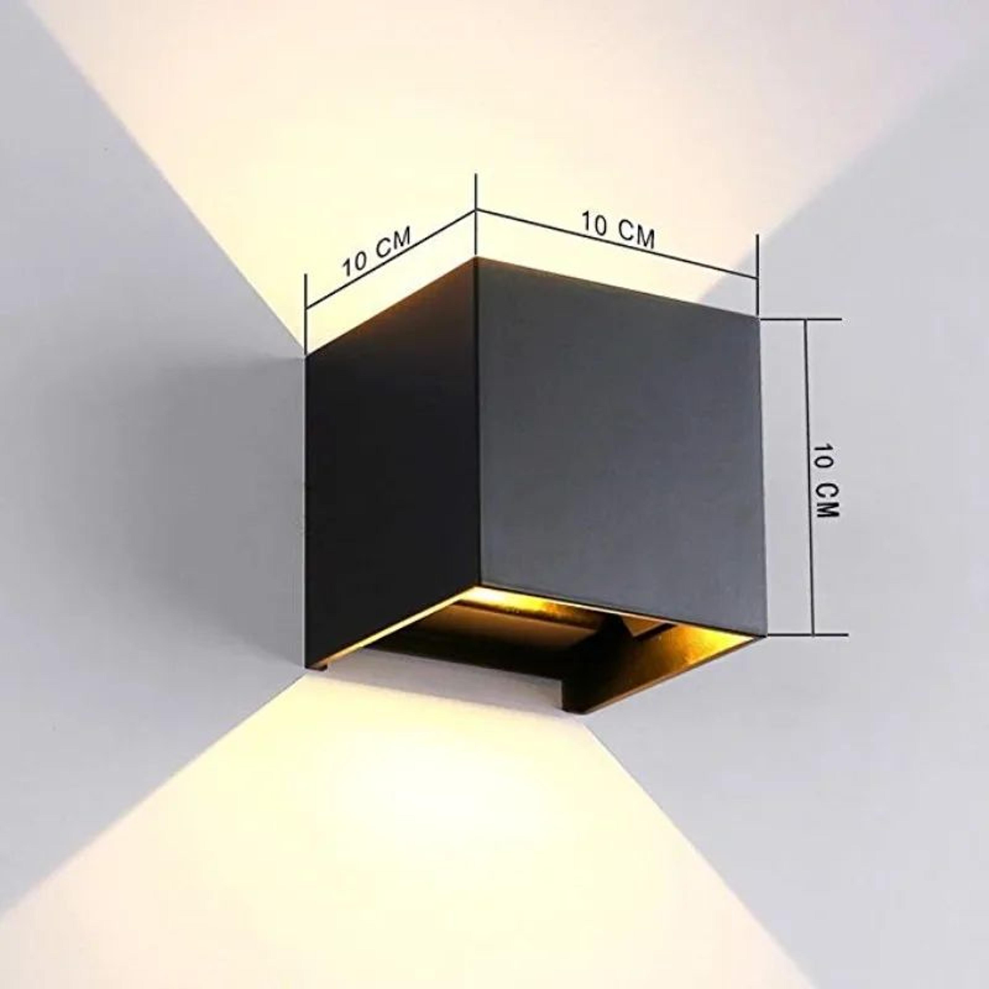 lumaguard ip65 led outdoor wall sconce – modern waterproof aluminium porch light