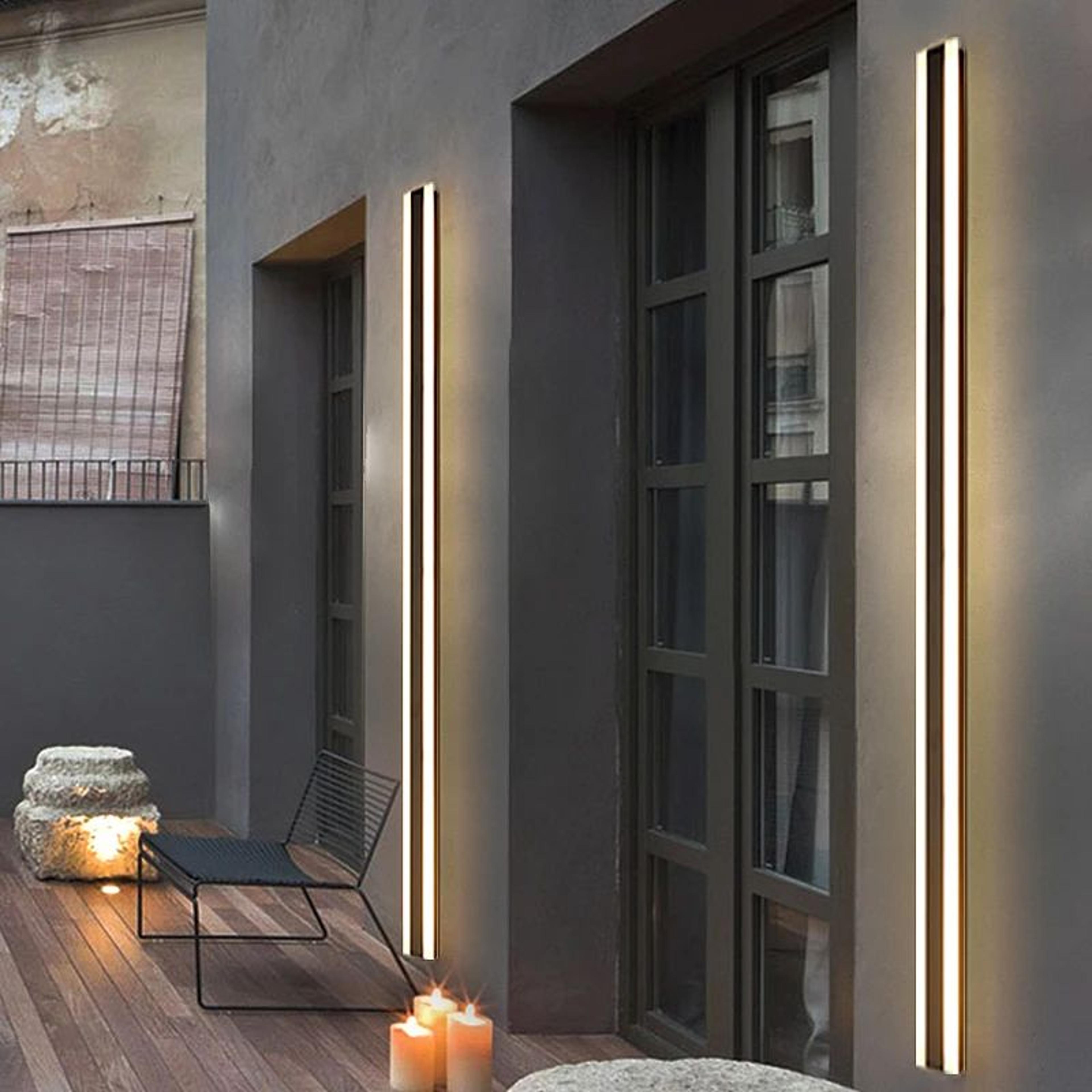 LumiLine IP65 Long Strip LED Outdoor Wall Light  Modern Waterproof Aluminum Sconce 3