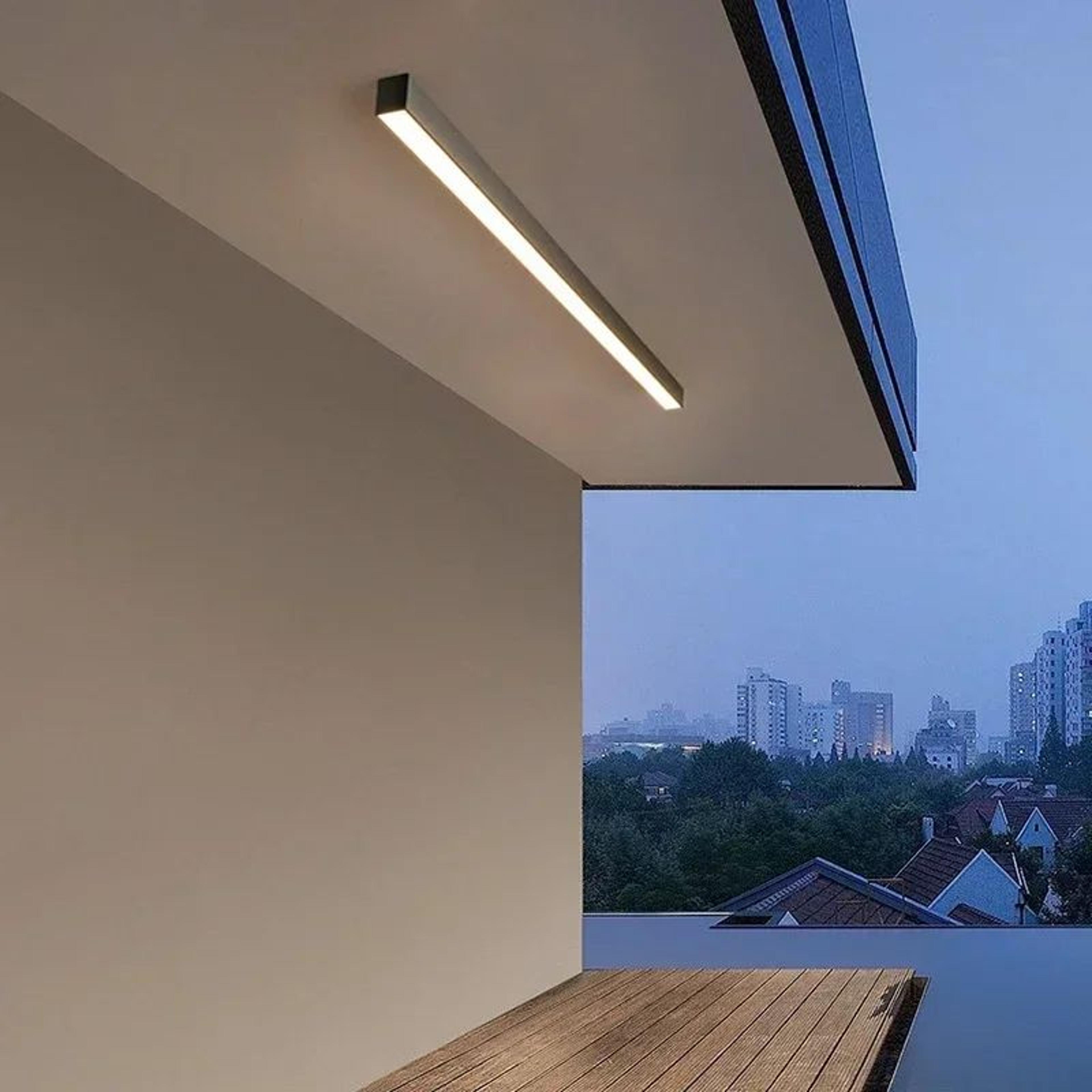 LumiLine Waterproof Outdoor Strip Wall Lamp  Modern Long LED Entrance Light 1