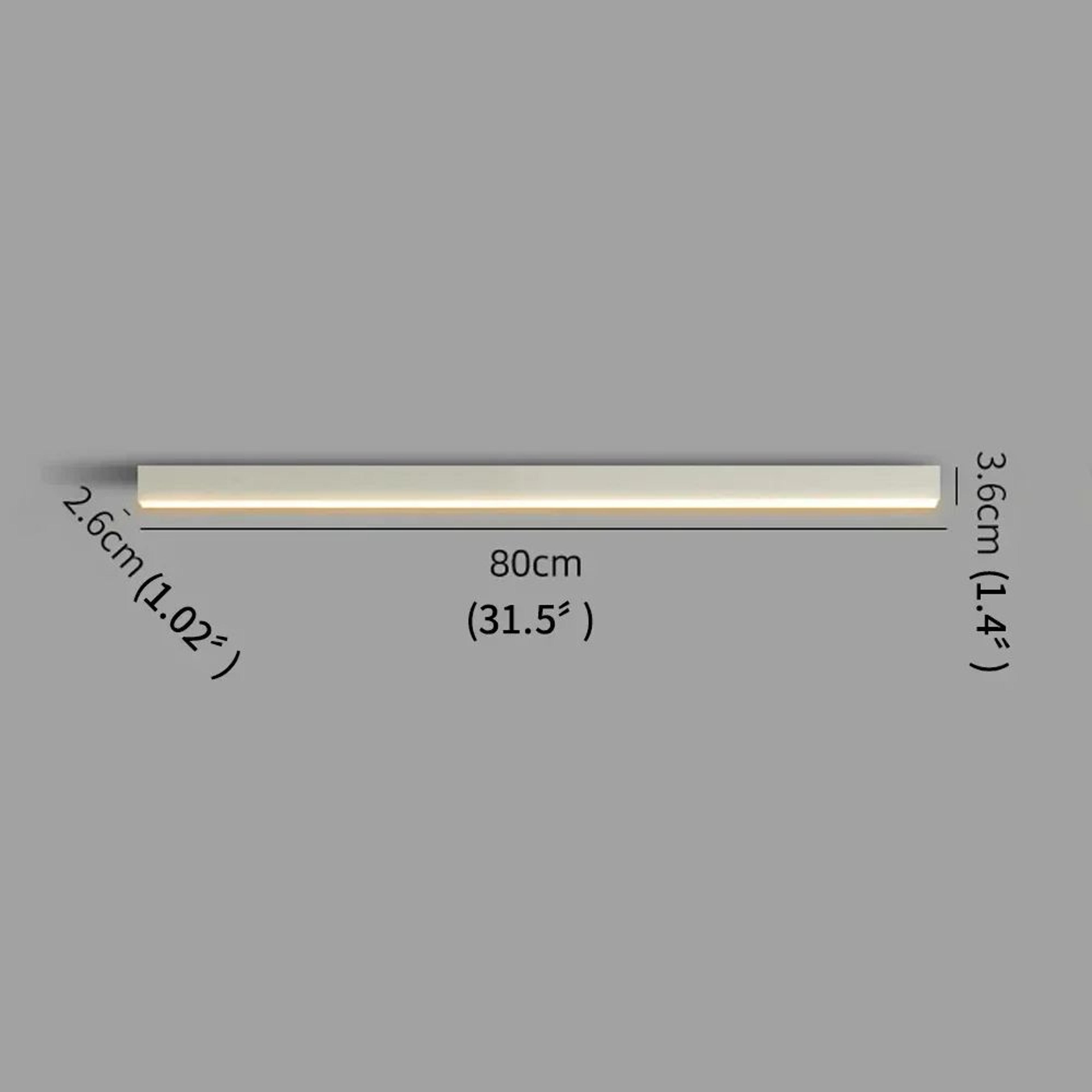 LumiLine Waterproof Outdoor Strip Wall Lamp  Modern Long LED Entrance Light 12
