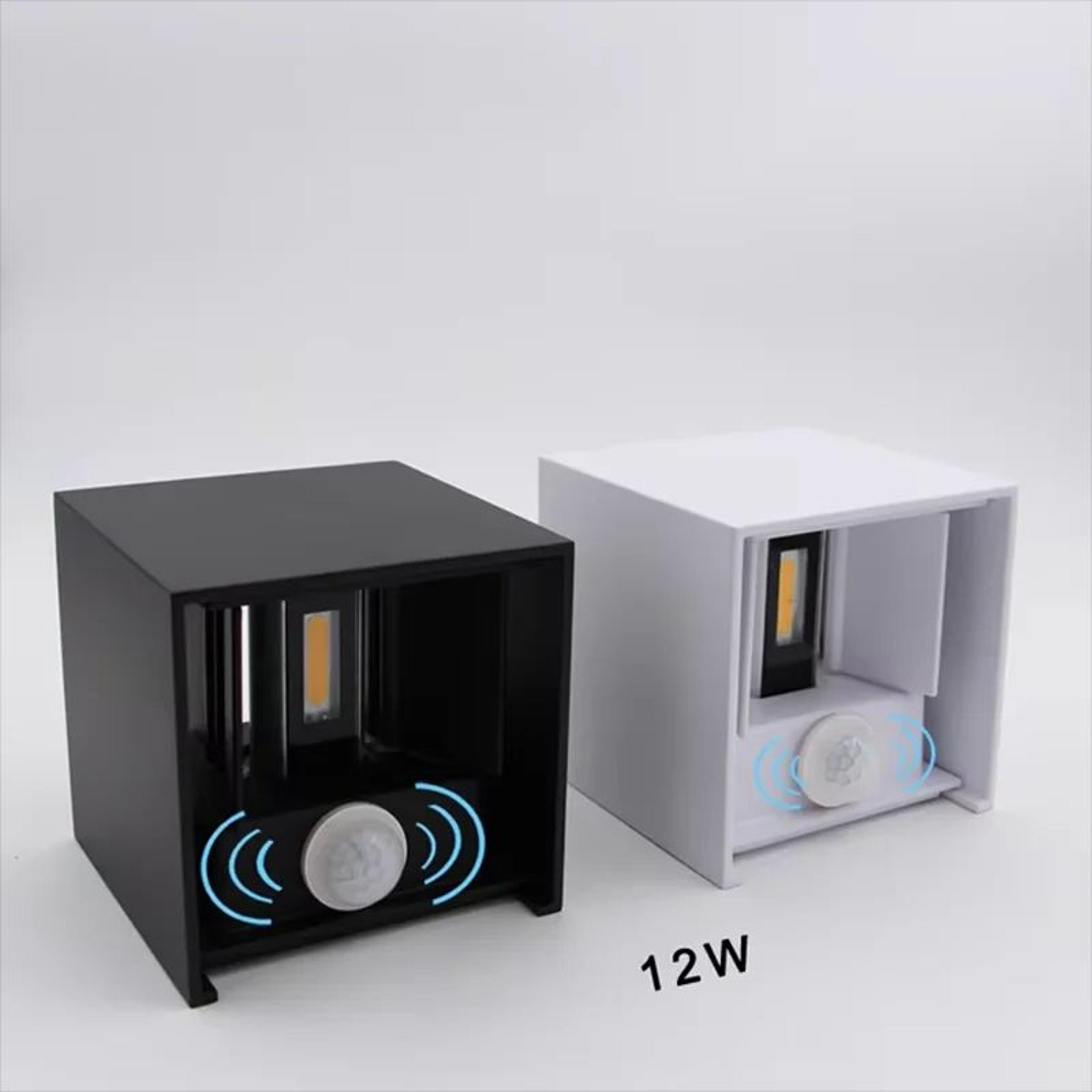 SecureGlow IP65 Motion Sensor LED Wall Lamp  6W12W Outdoor Sconce Light 3