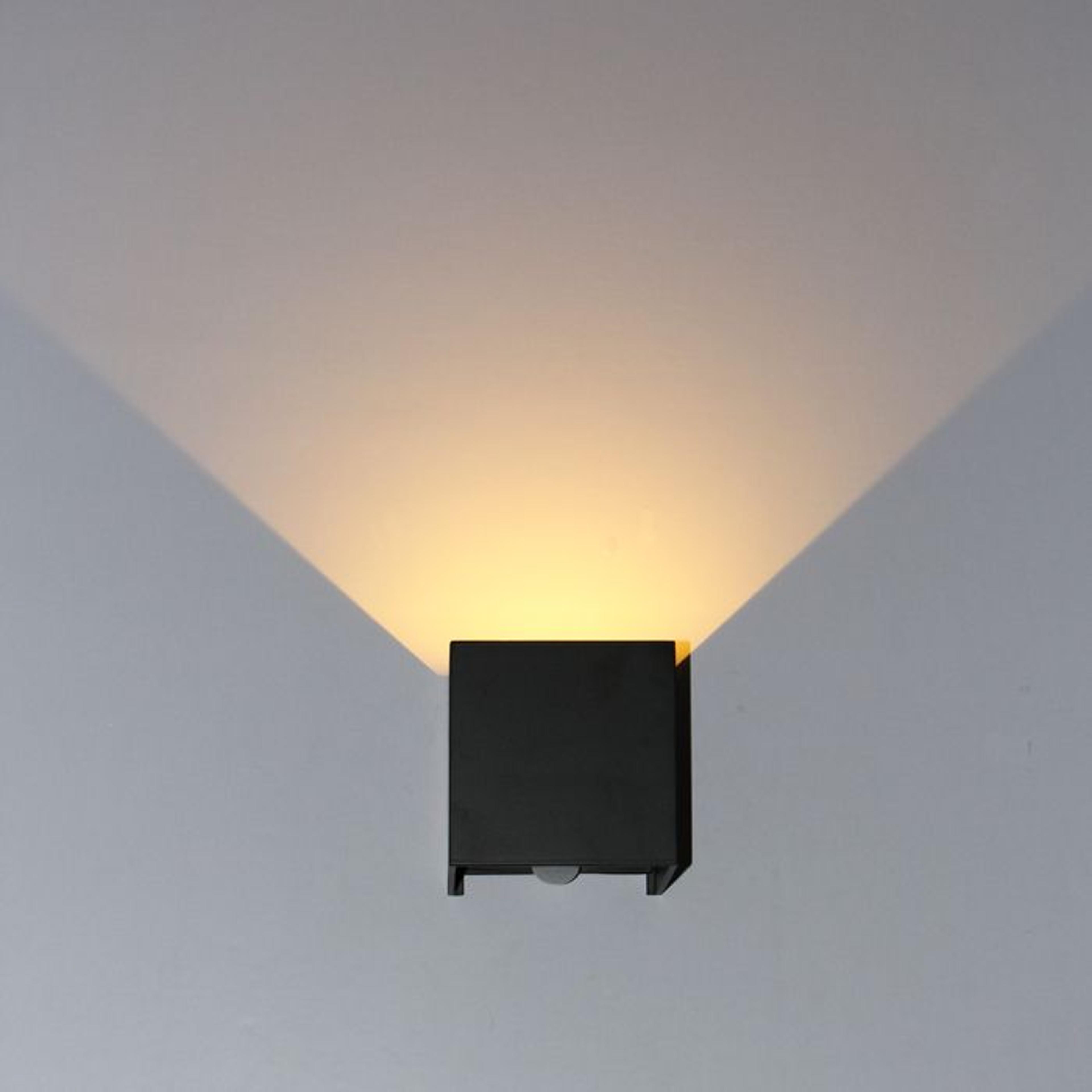 SecureGlow IP65 Motion Sensor LED Wall Lamp  6W12W Outdoor Sconce Light 8