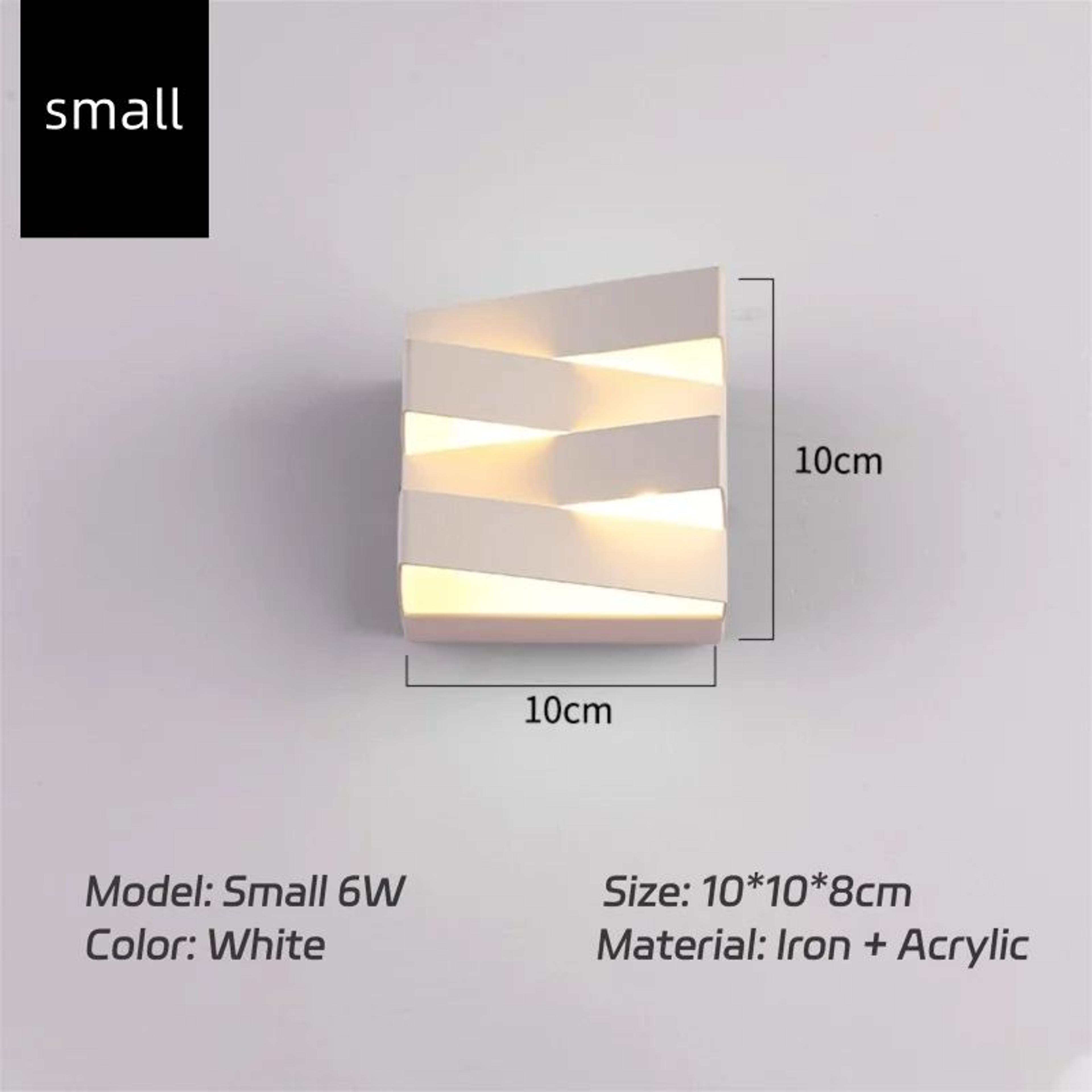 NovaSquare Modern LED Outdoor Wall Lamp  Waterproof Indoor Outdoor Sconce 7