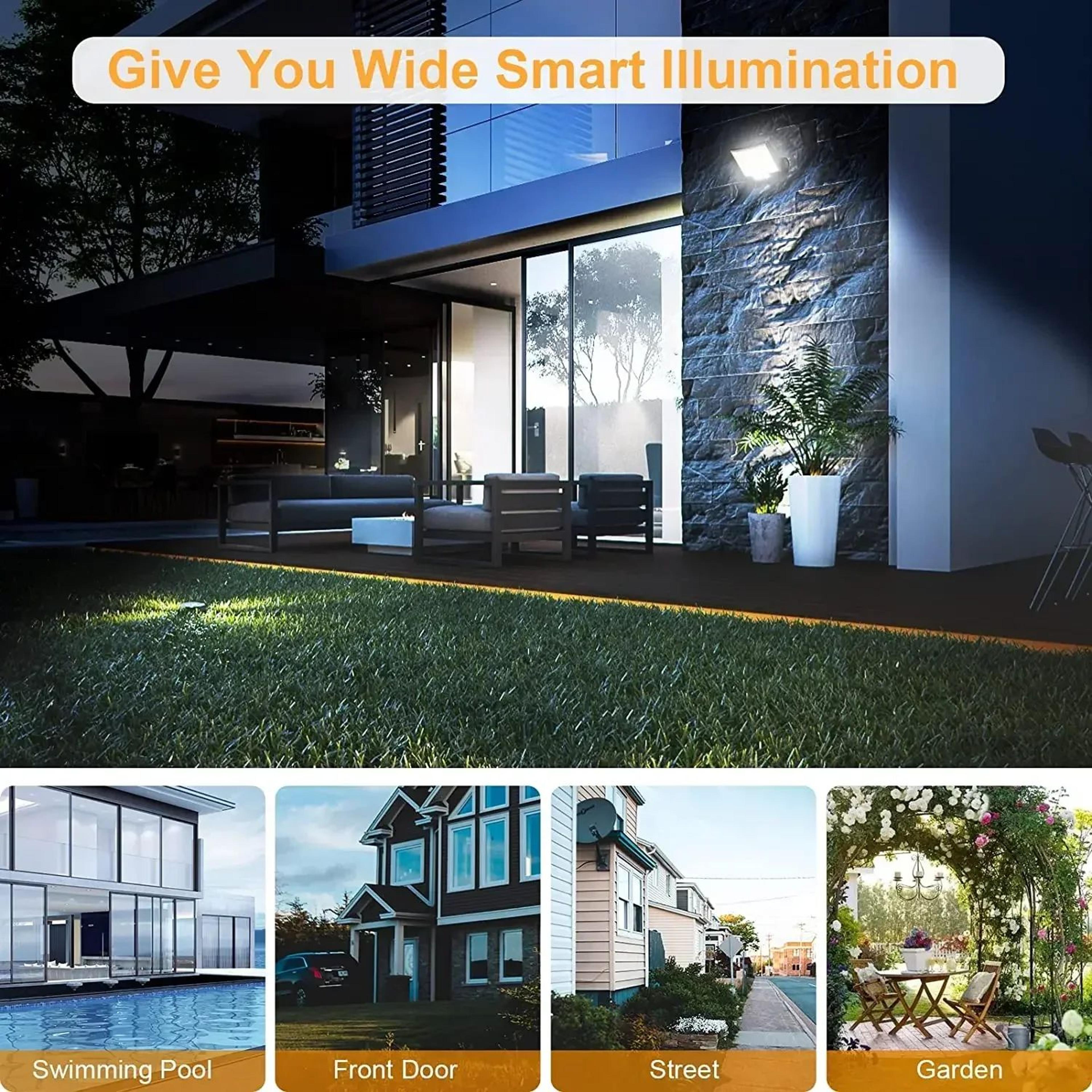 SolarMax 106LED Split Solar Motion Sensor Light  Waterproof Outdoor Wall Security Lamp 5