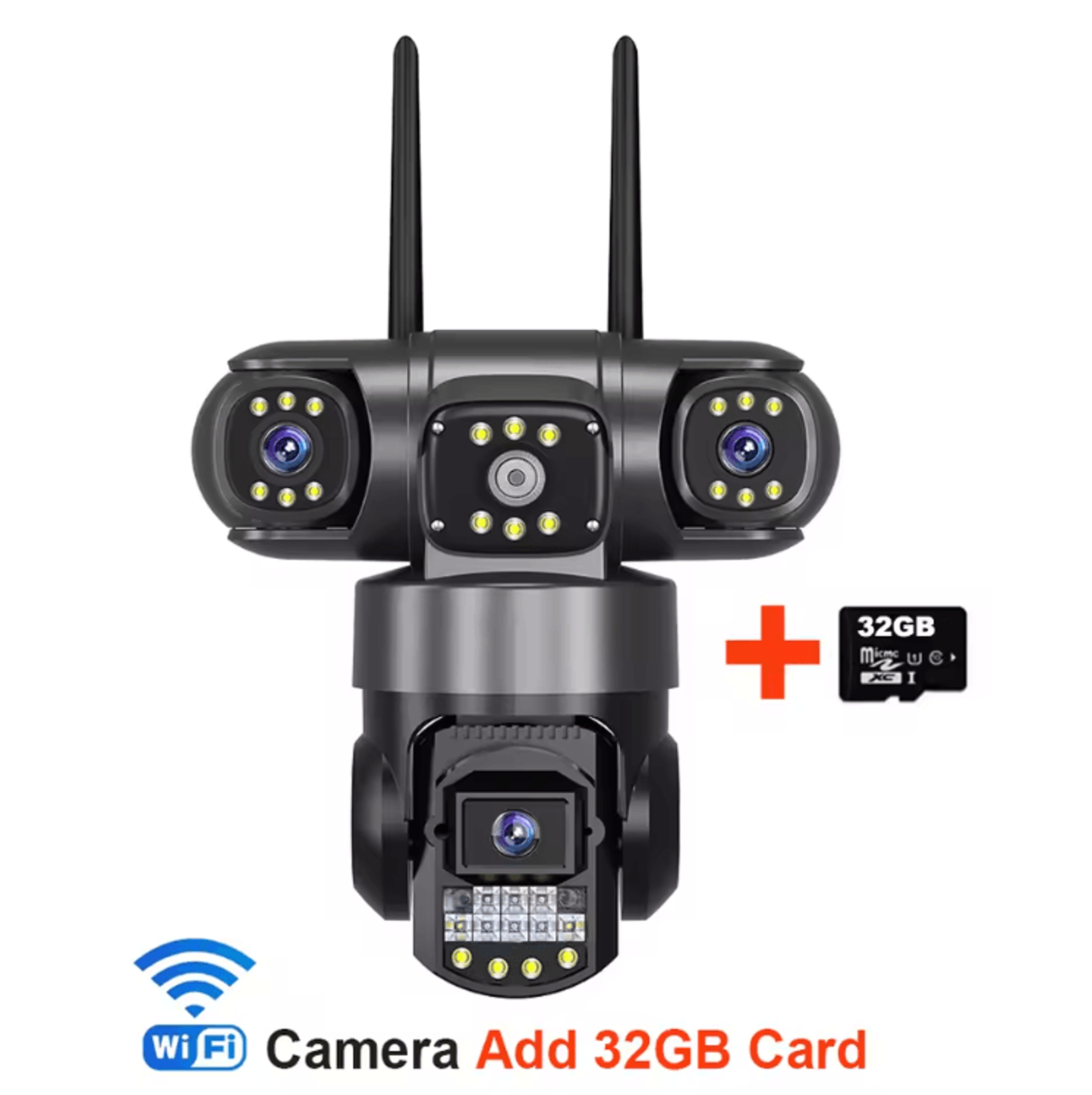 V380 Pro 12MP 6K TripleLens WiFi Security Camera  Outdoor PTZ AI Tracking CCTV With Night Vision 3