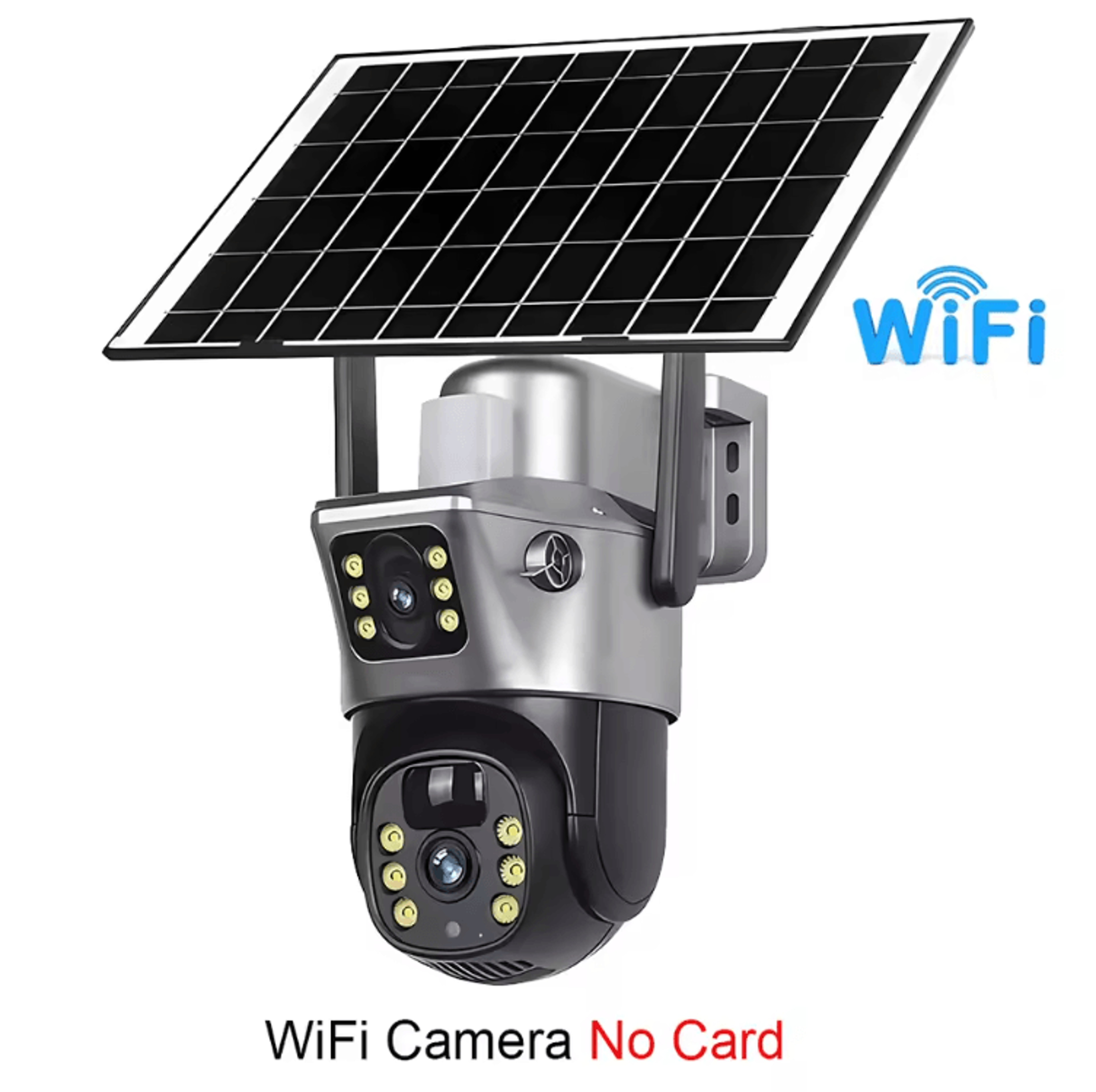 V380 Pro 8MP 4K Solar DualLens PTZ Security Camera  Wireless 4GWiFi Outdoor CCTV With PIR Detection 2