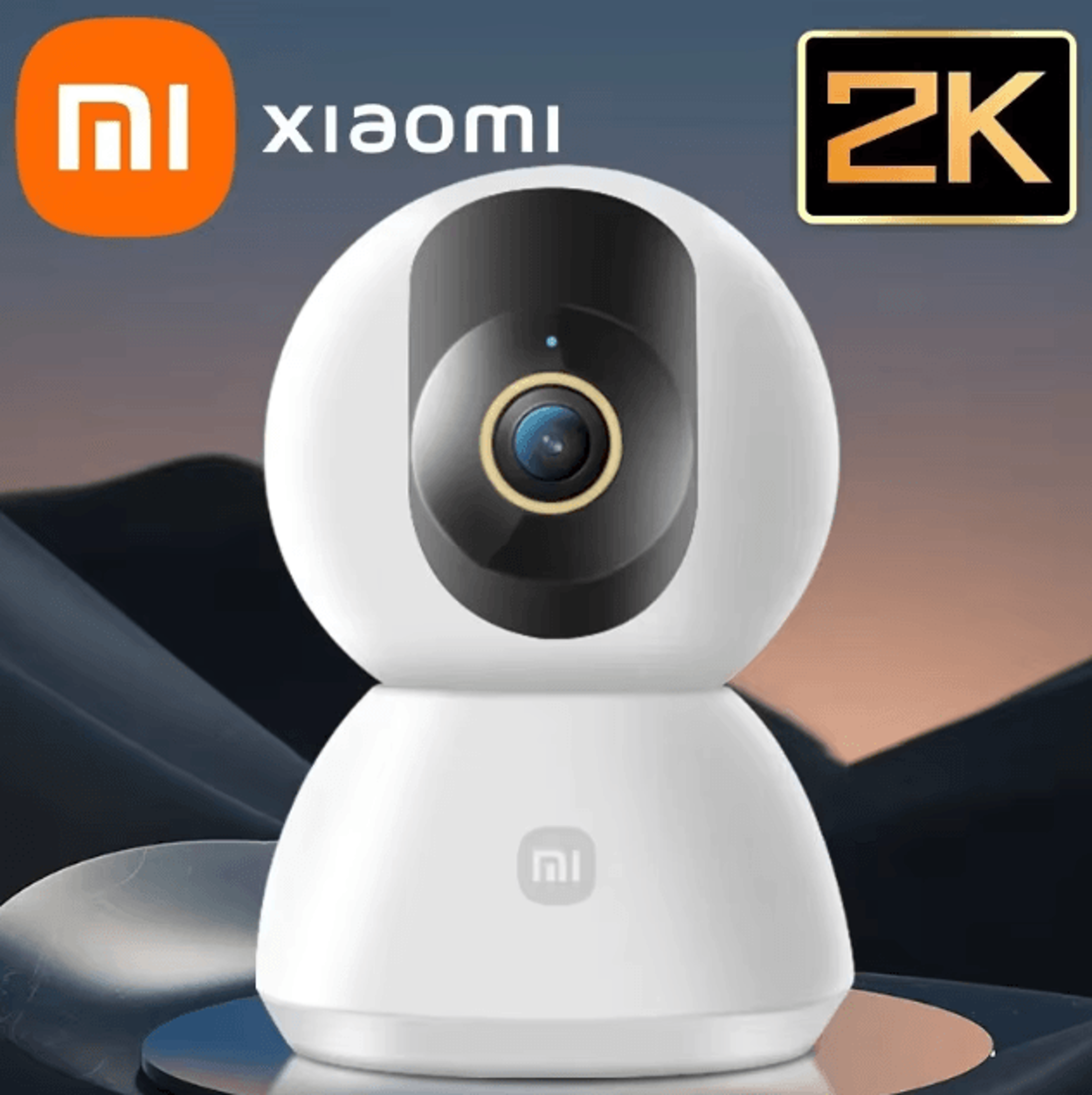 xiaomi mi 360° 2k smart security camera – 1296p ai human detection indoor ptz camera with night vision