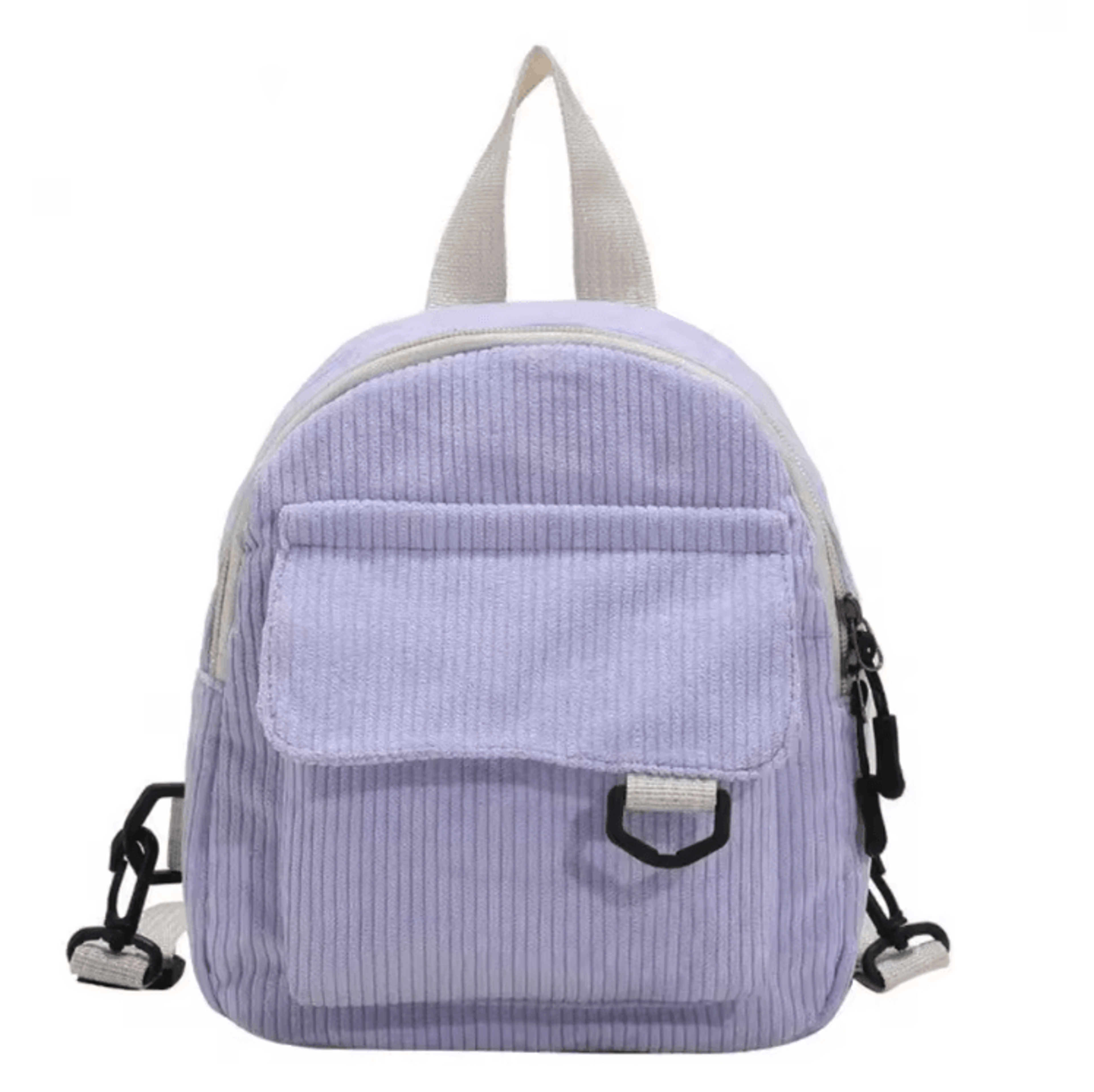 Cute Mini Corduroy Backpack  Versatile Student Commuting  Makeup Travel Bag 4