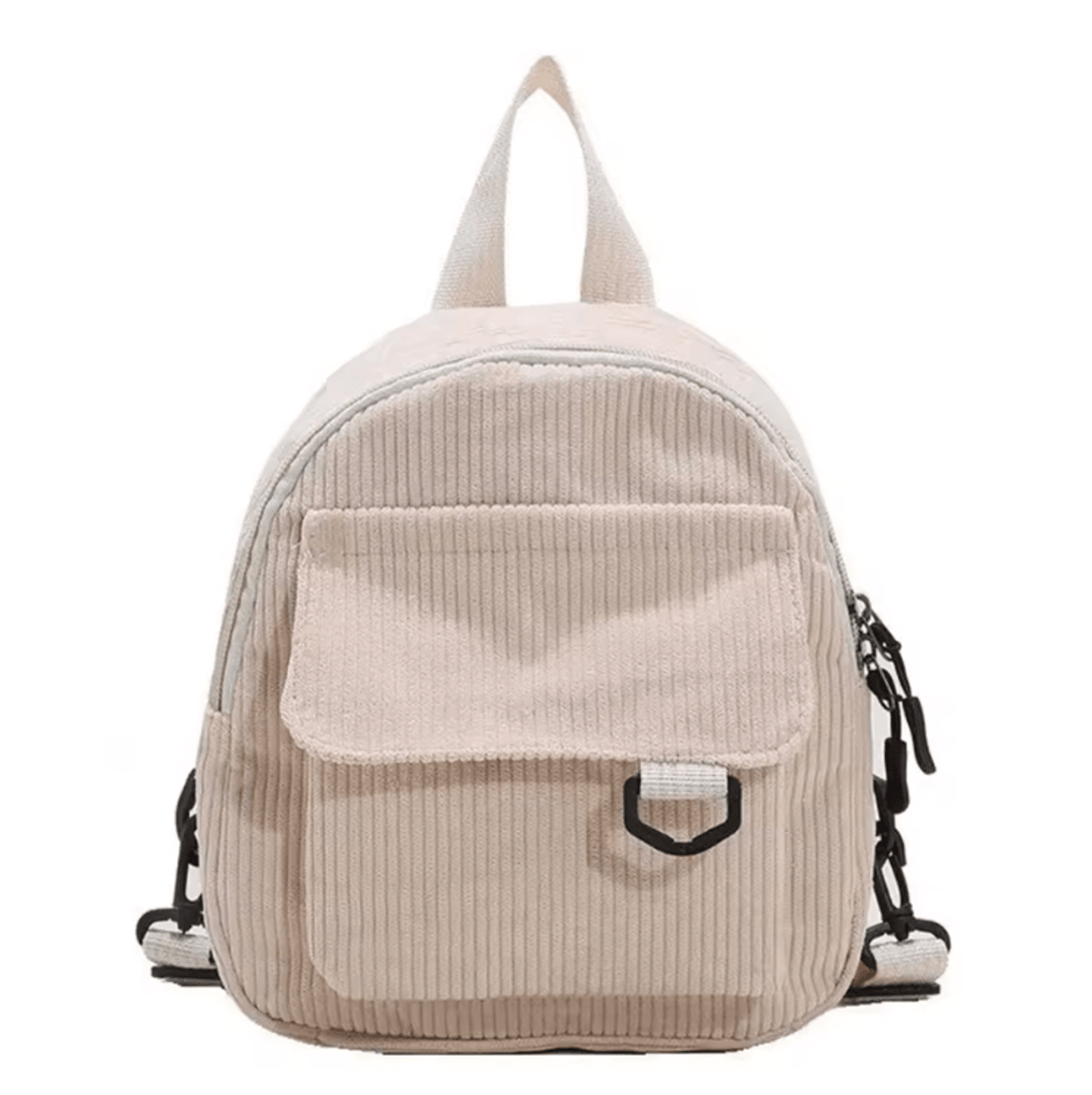 Cute Mini Corduroy Backpack  Versatile Student Commuting  Makeup Travel Bag 5