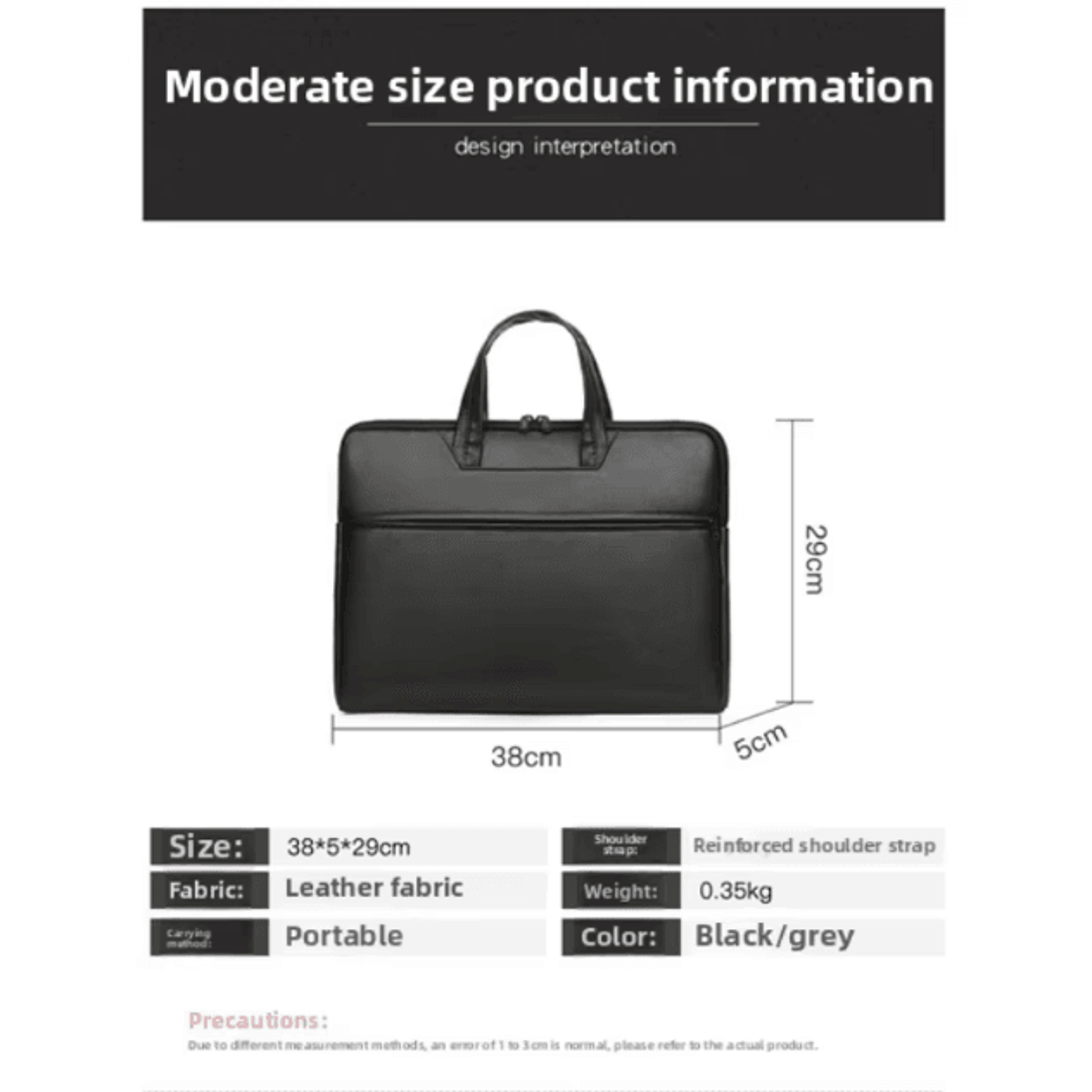 Mens Large Capacity Briefcase Crossbody Bag With Multiple Compartments For Business And Travel 1
