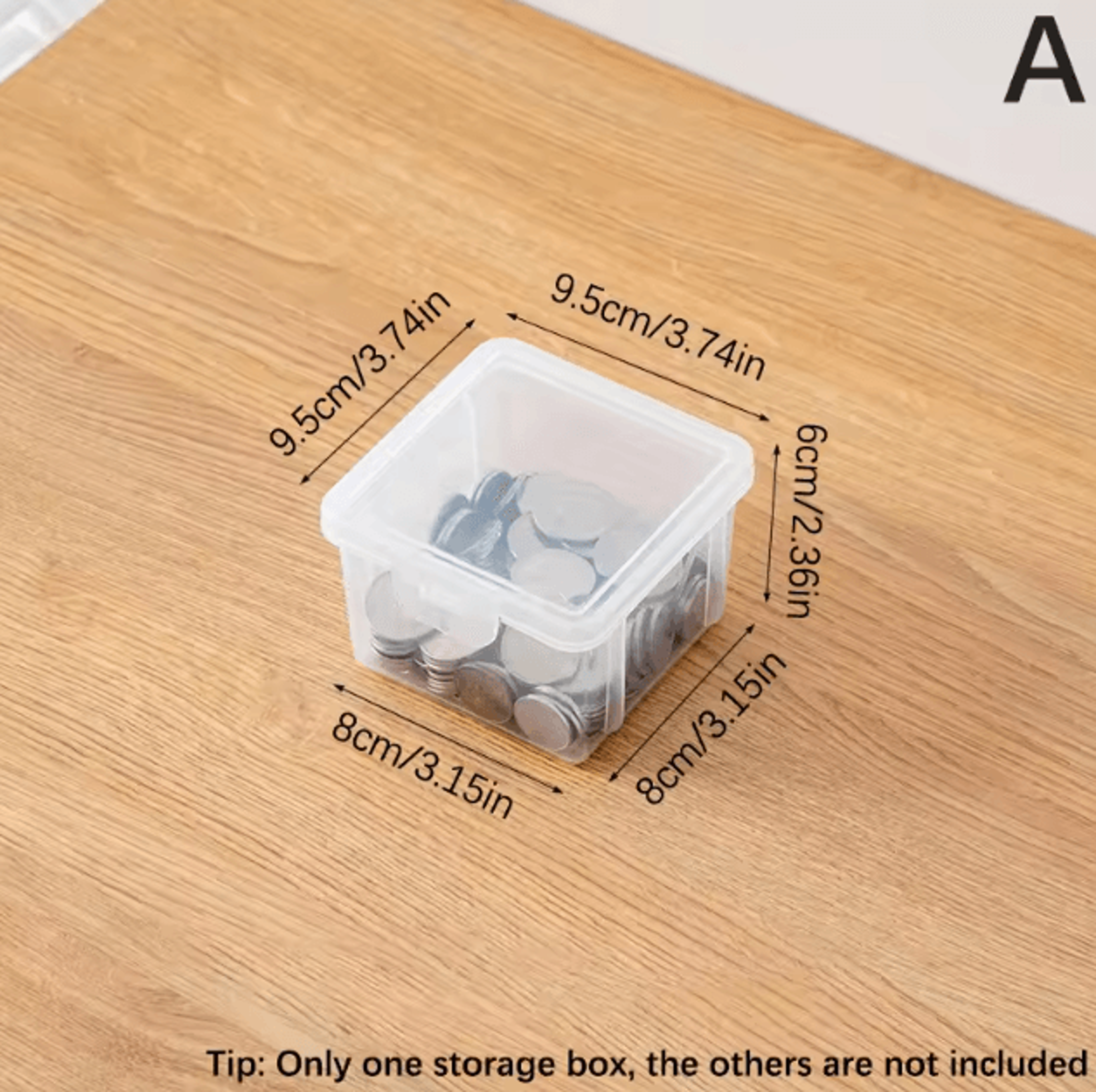 ClearVault Portable Banknote Storage Box Transparent Currency Collection Case 4