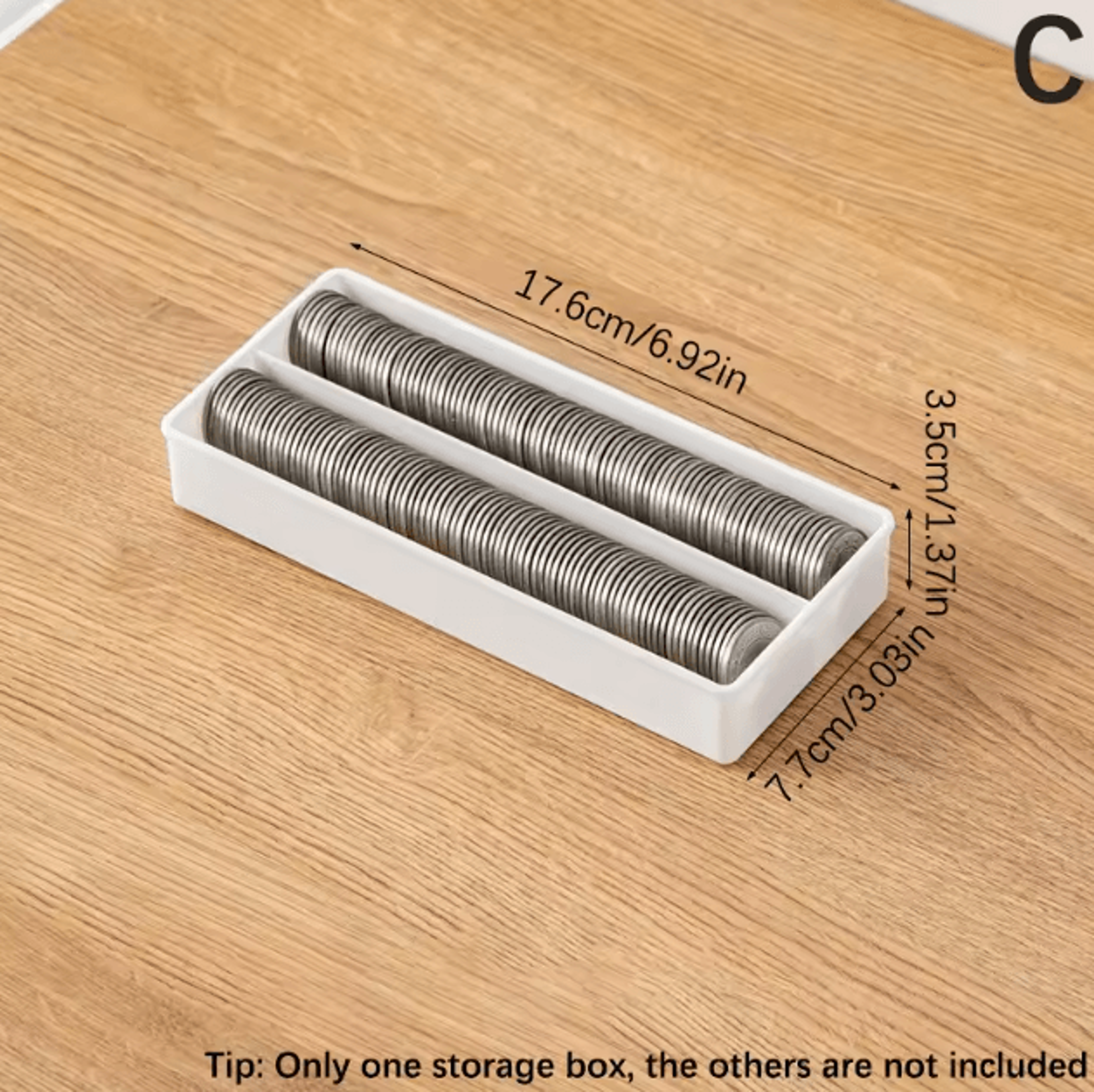 ClearVault Portable Banknote Storage Box Transparent Currency Collection Case 5