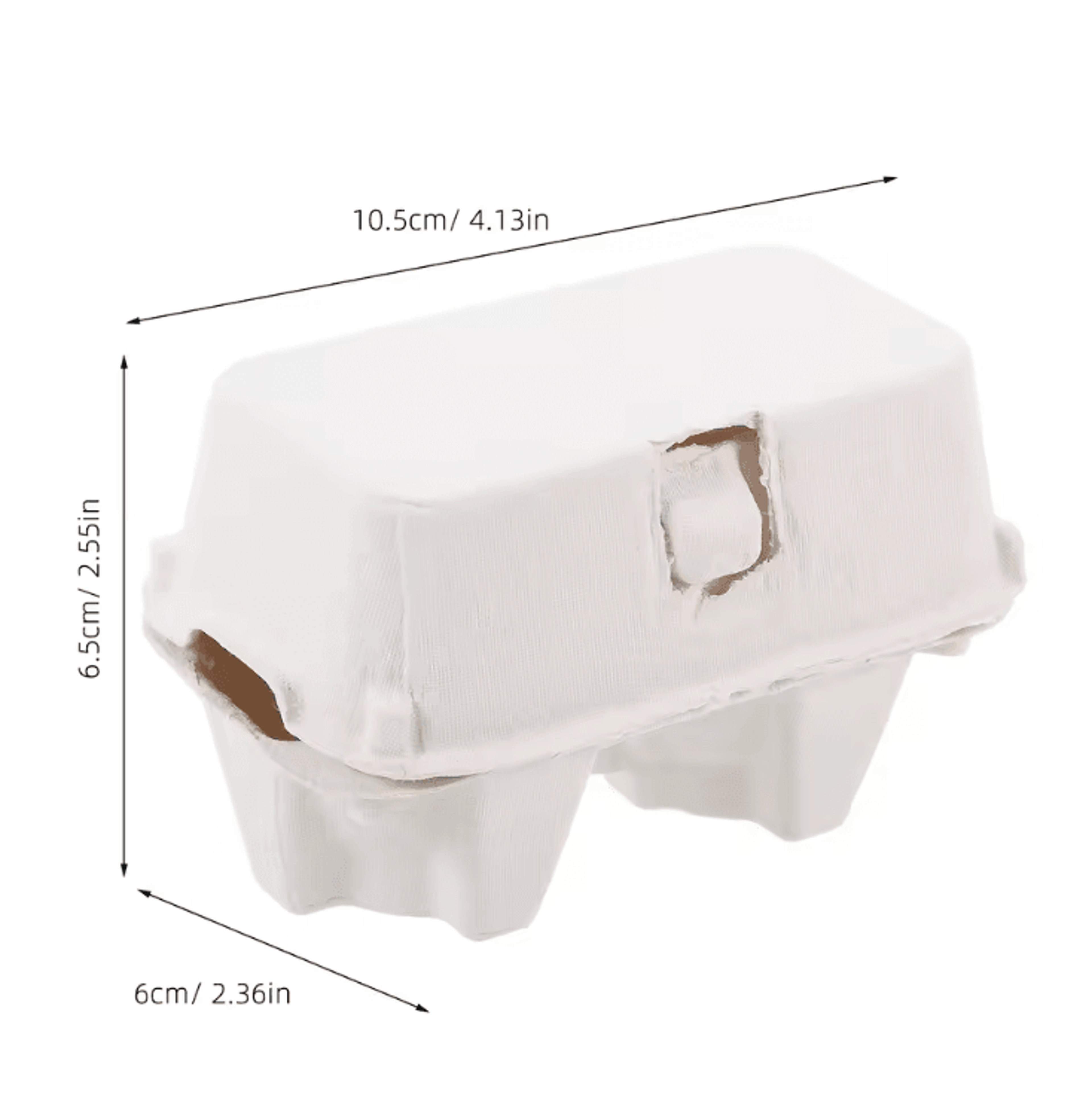 EcoPack 12 Cell Paper Pulp Egg Carton Tray Bulk Egg Storage Holder 4