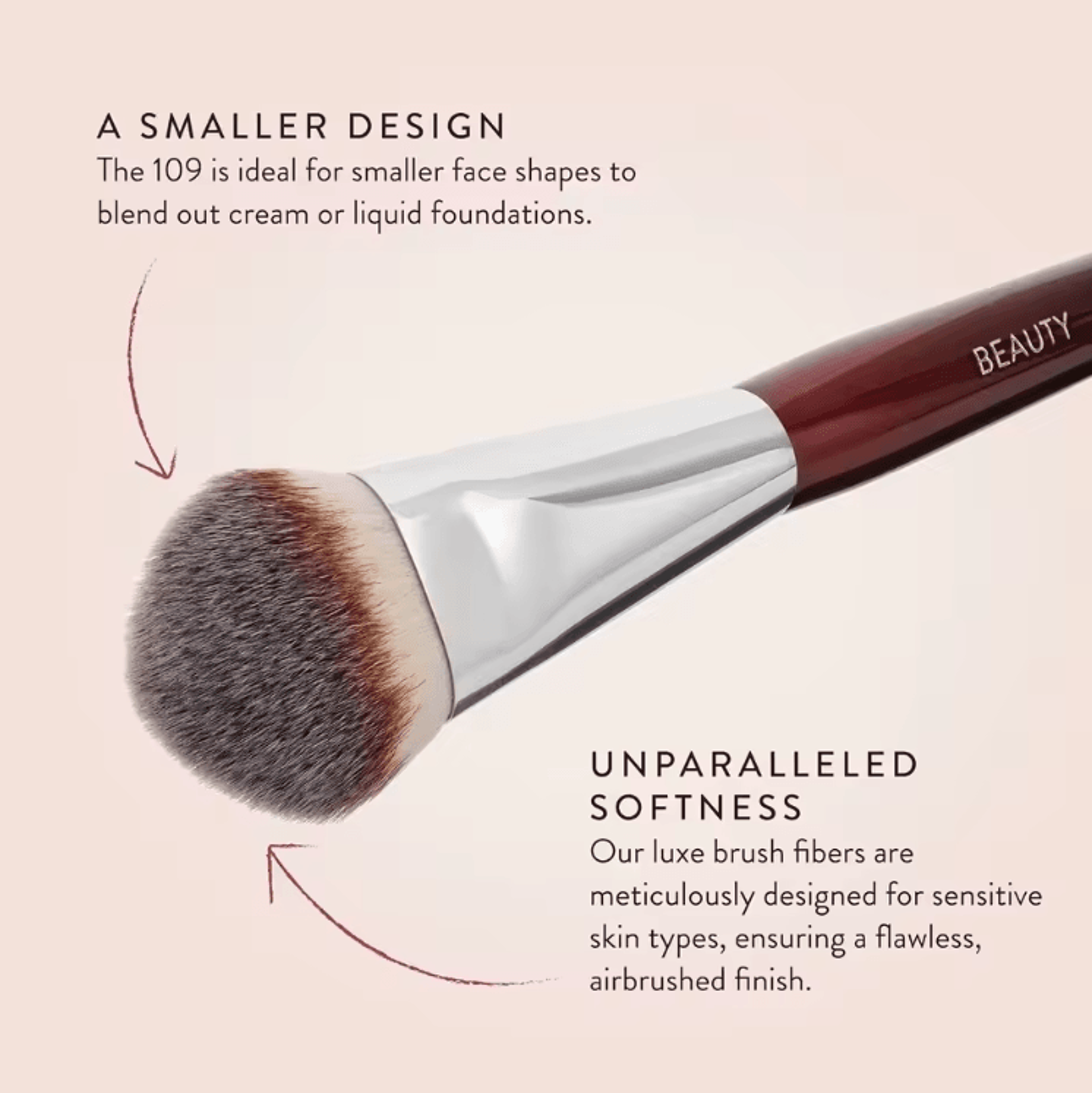 Mini 109 Contour Foundation Brush For Precise Blending And Flawless Finish 1
