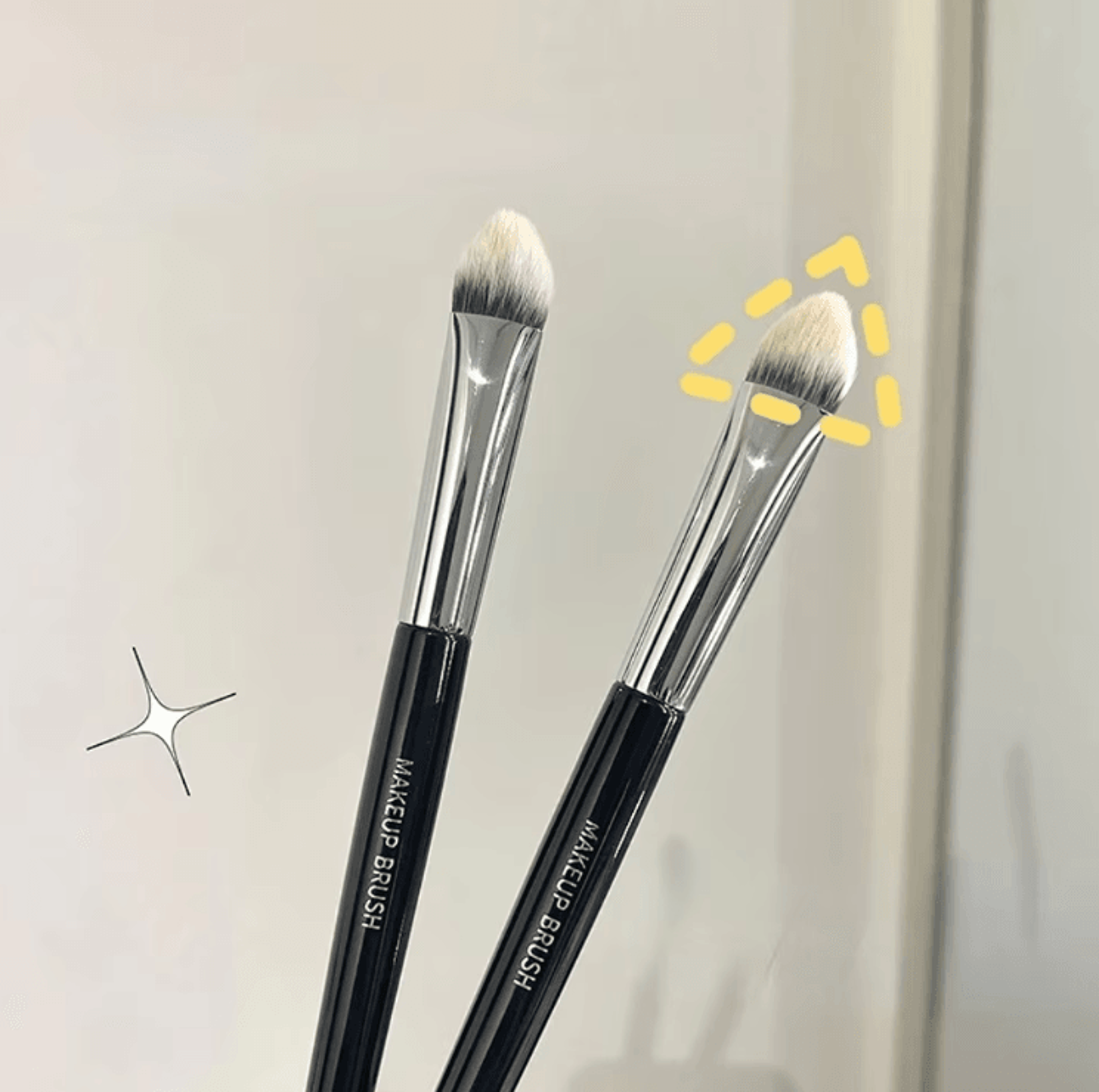 3 Sided Contour Highlight Brush For Precision Foundation And Seamless Blending 1