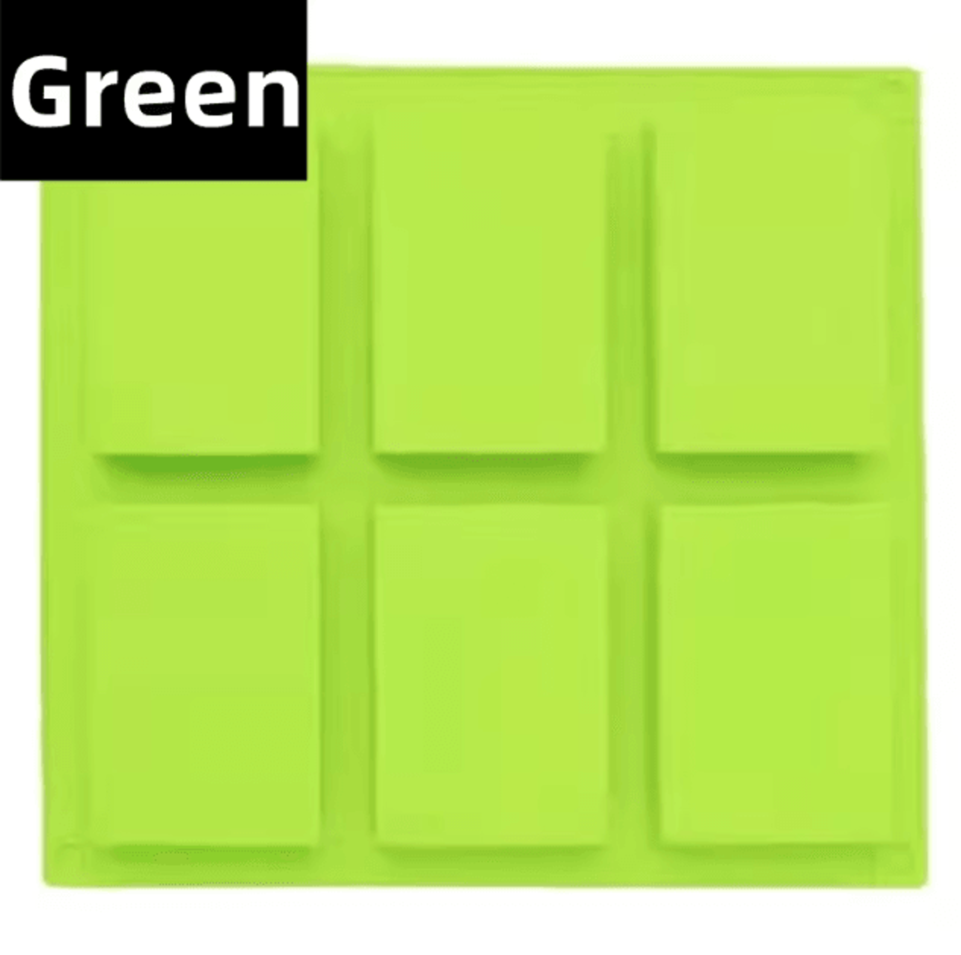 6 Grid Rectangle Silicone Mold For Soap Cake Chocolate And DIY Crafts 4