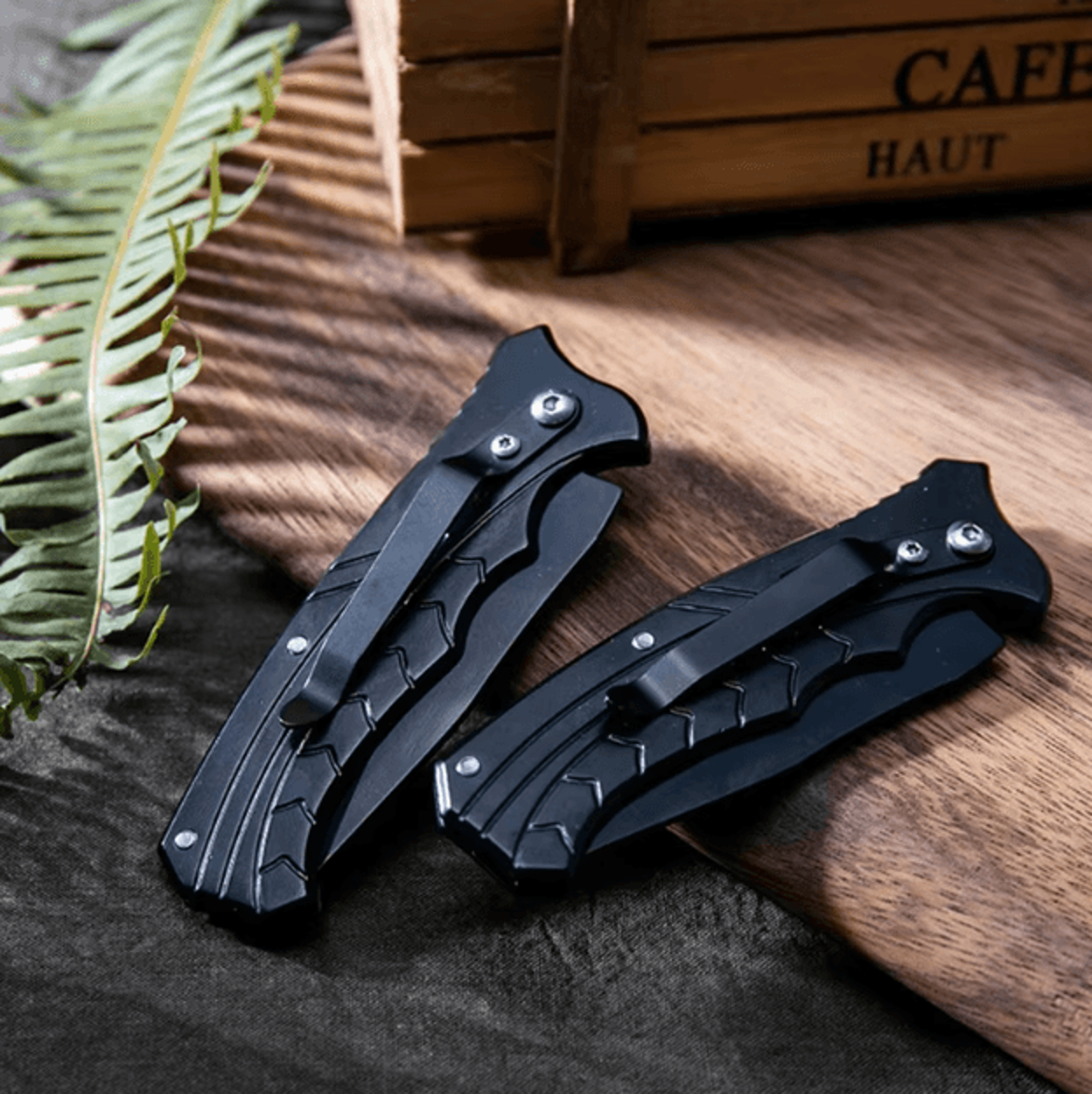 Stainless Steel Folding Fillet Knife Portable Fishing  Camping Meat Cutting Knife 1