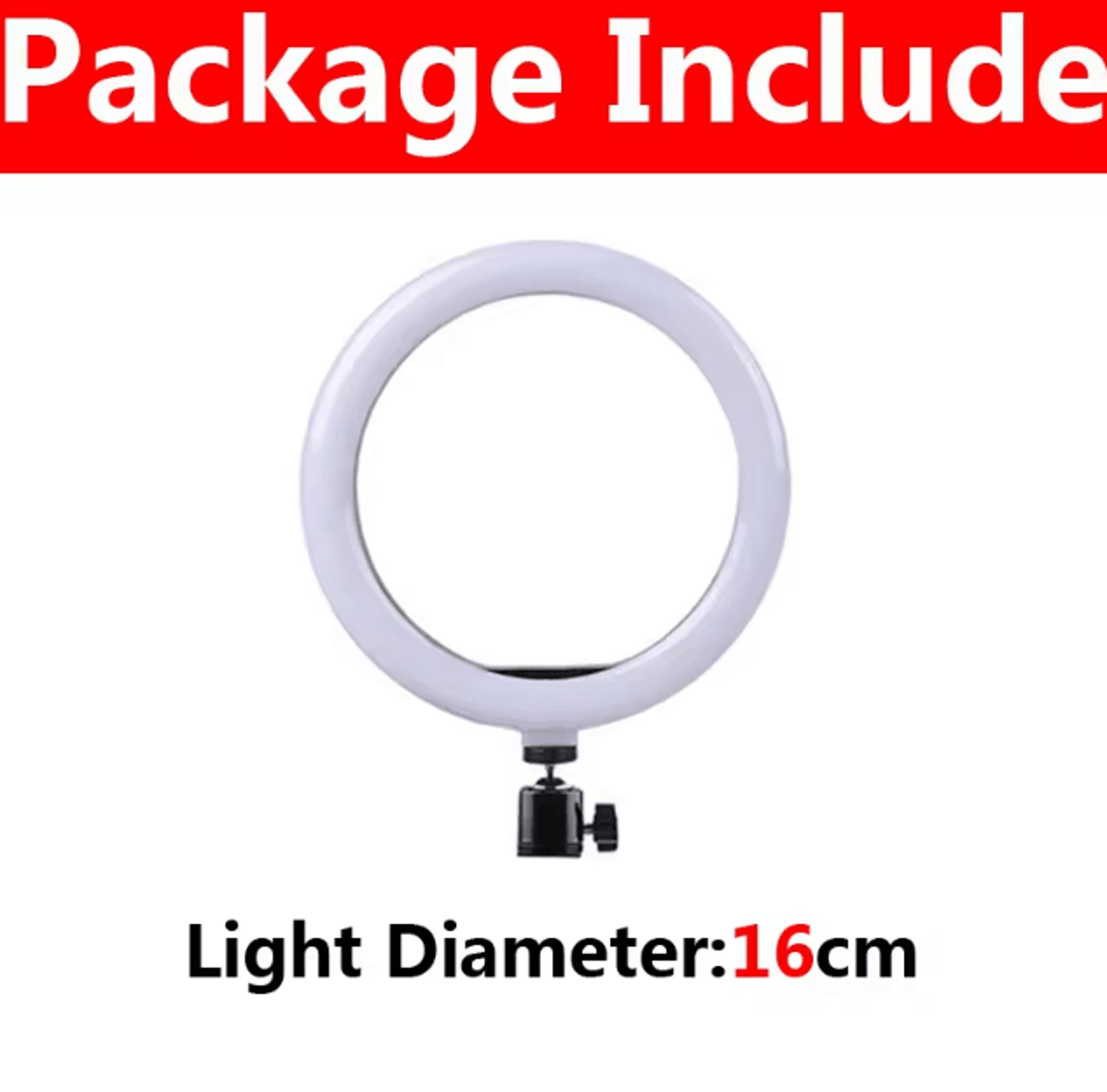 10Inch LED Selfie Ring Light With Tripod  Phone Holder Dimmable USB Lighting For TikTok  Video 4