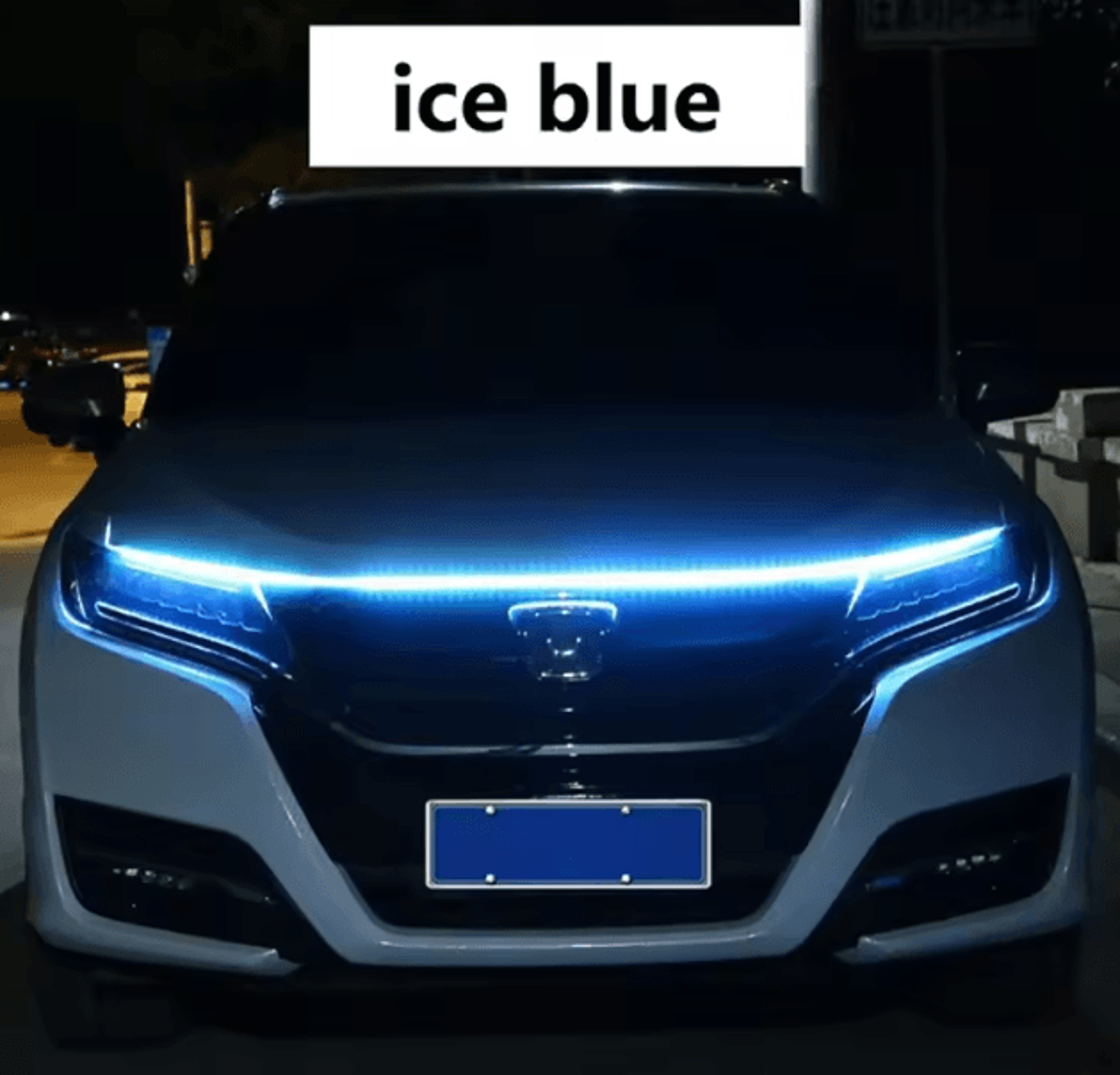 150cm LED Car Hood Light Strip Dynamic Scan DRL 12V Waterproof Decorative Running Light 4