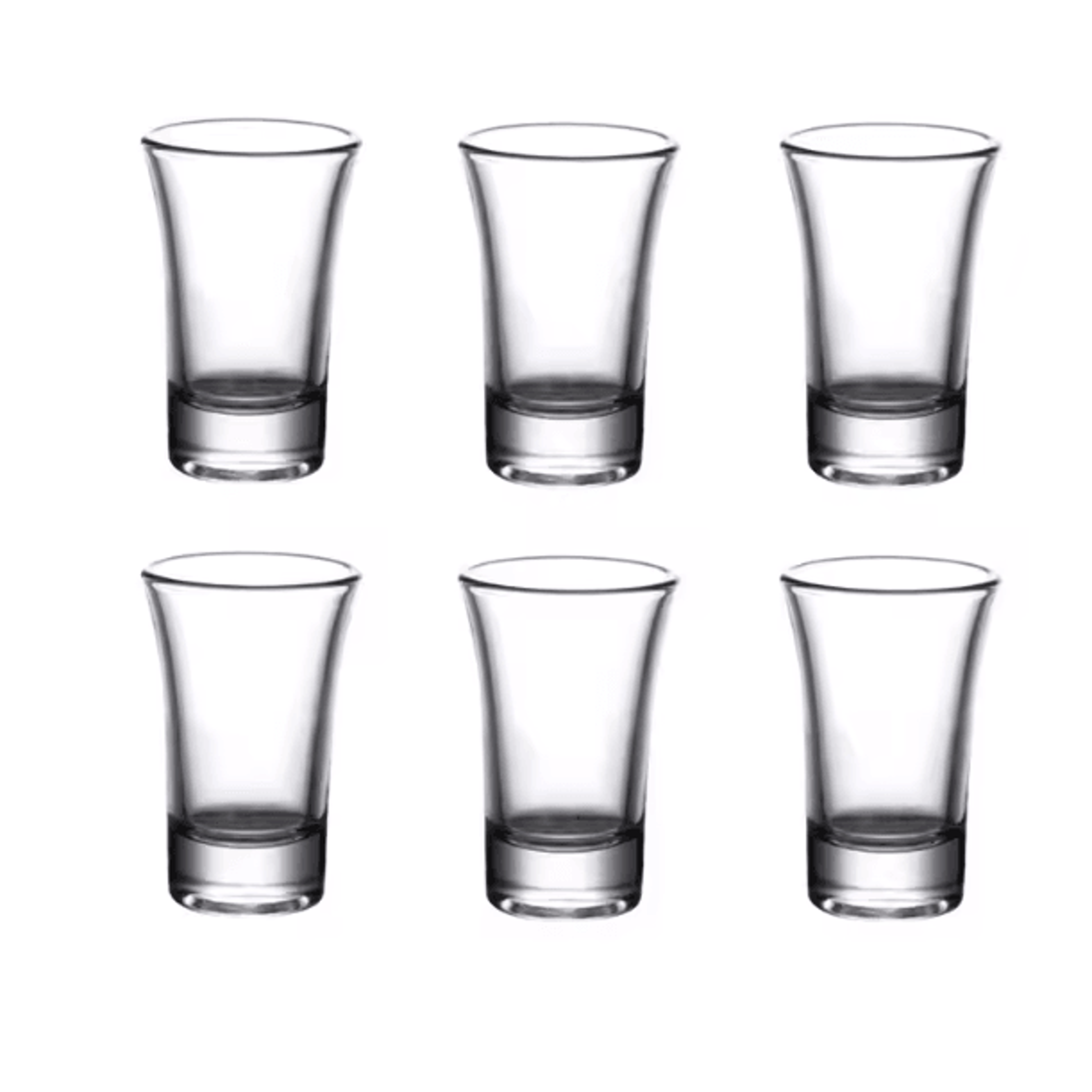 20ml baijiu shot glass – thick bottom vodka mini liquor glass for bar & parties