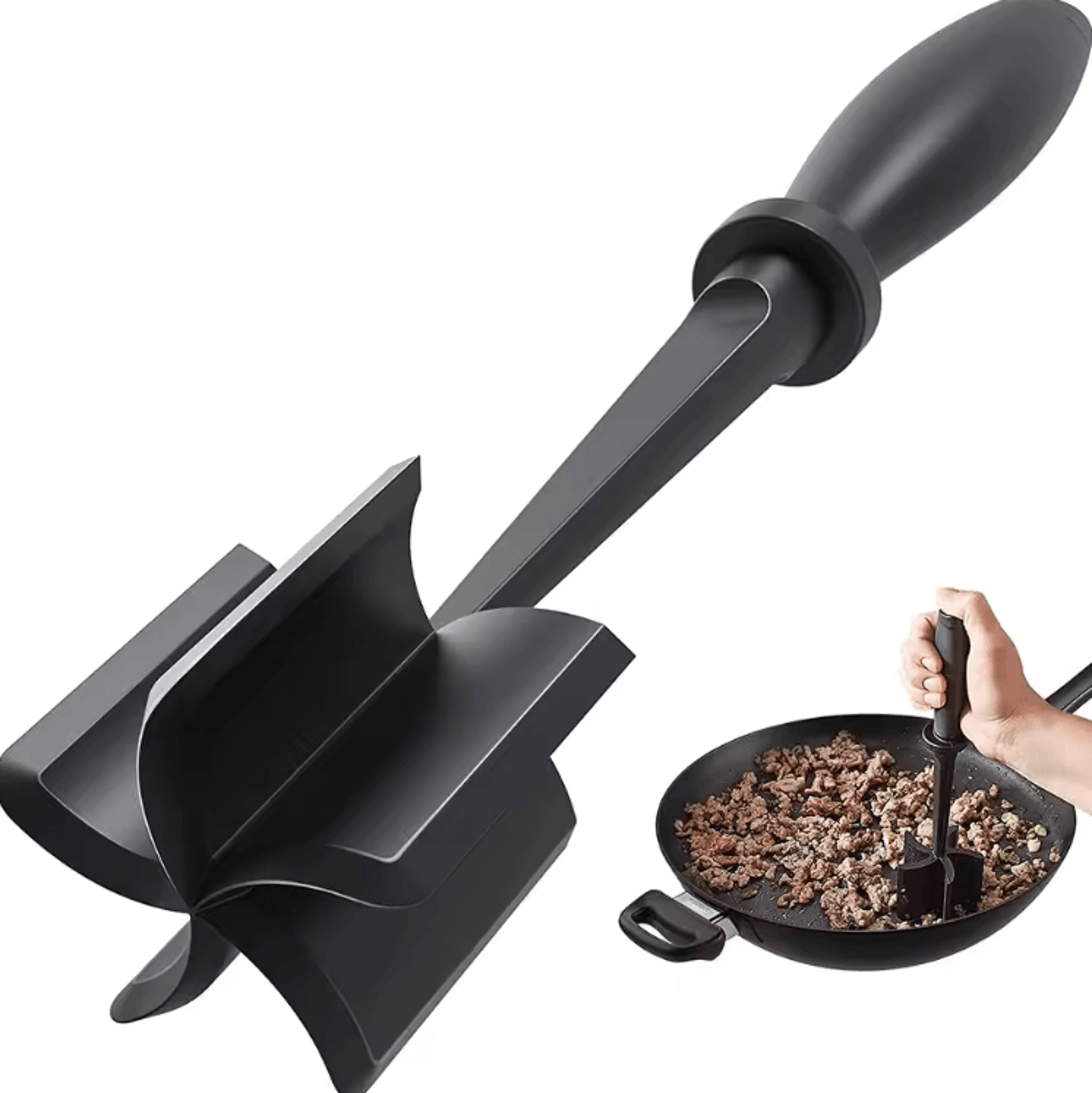 chopease 5-blade heat-resistant meat chopper & ground beef masher