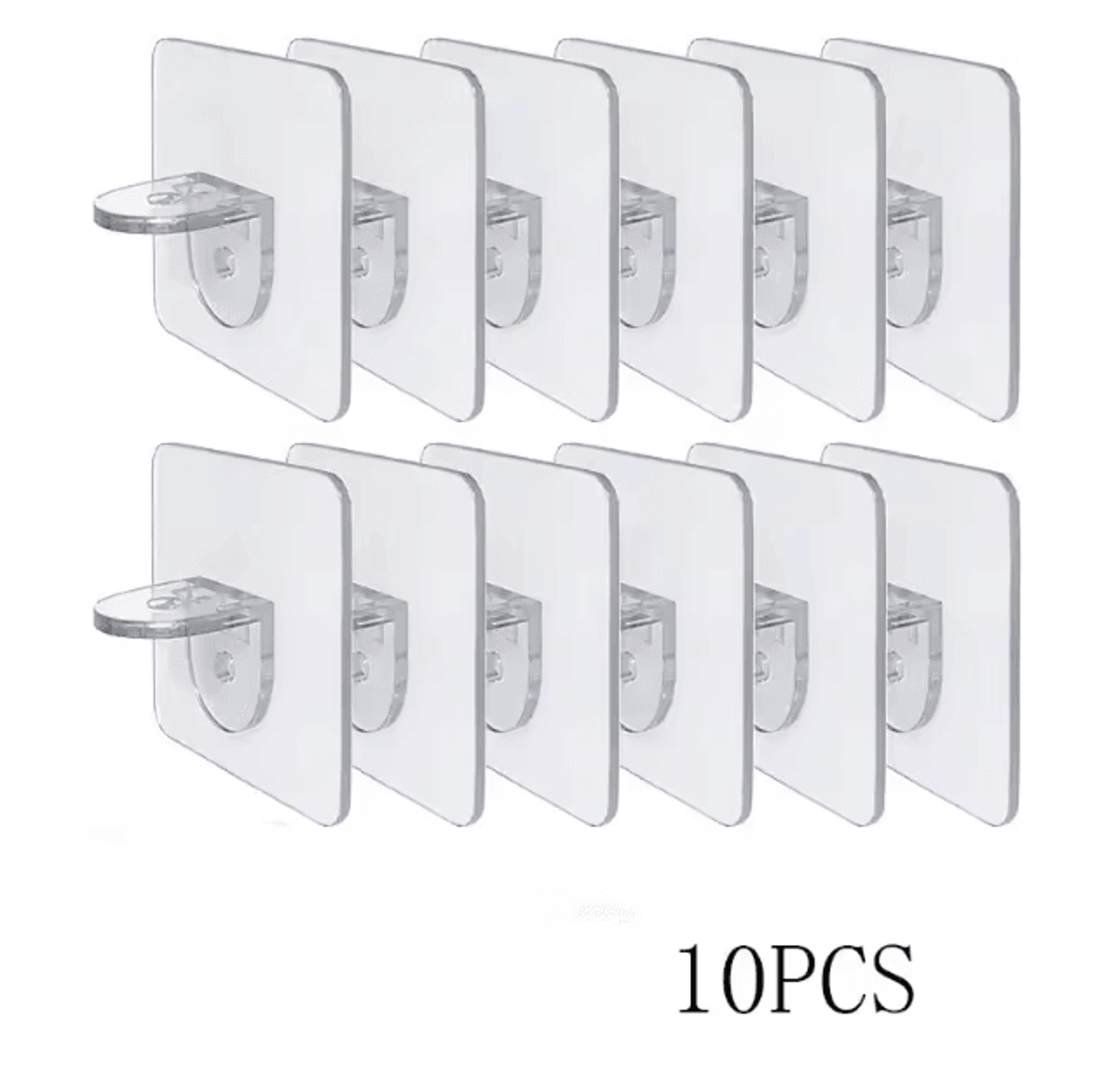 StickHold NoDrill Wardrobe Divider Brackets Set 410PCS AntiSlip Shelf Supports 2