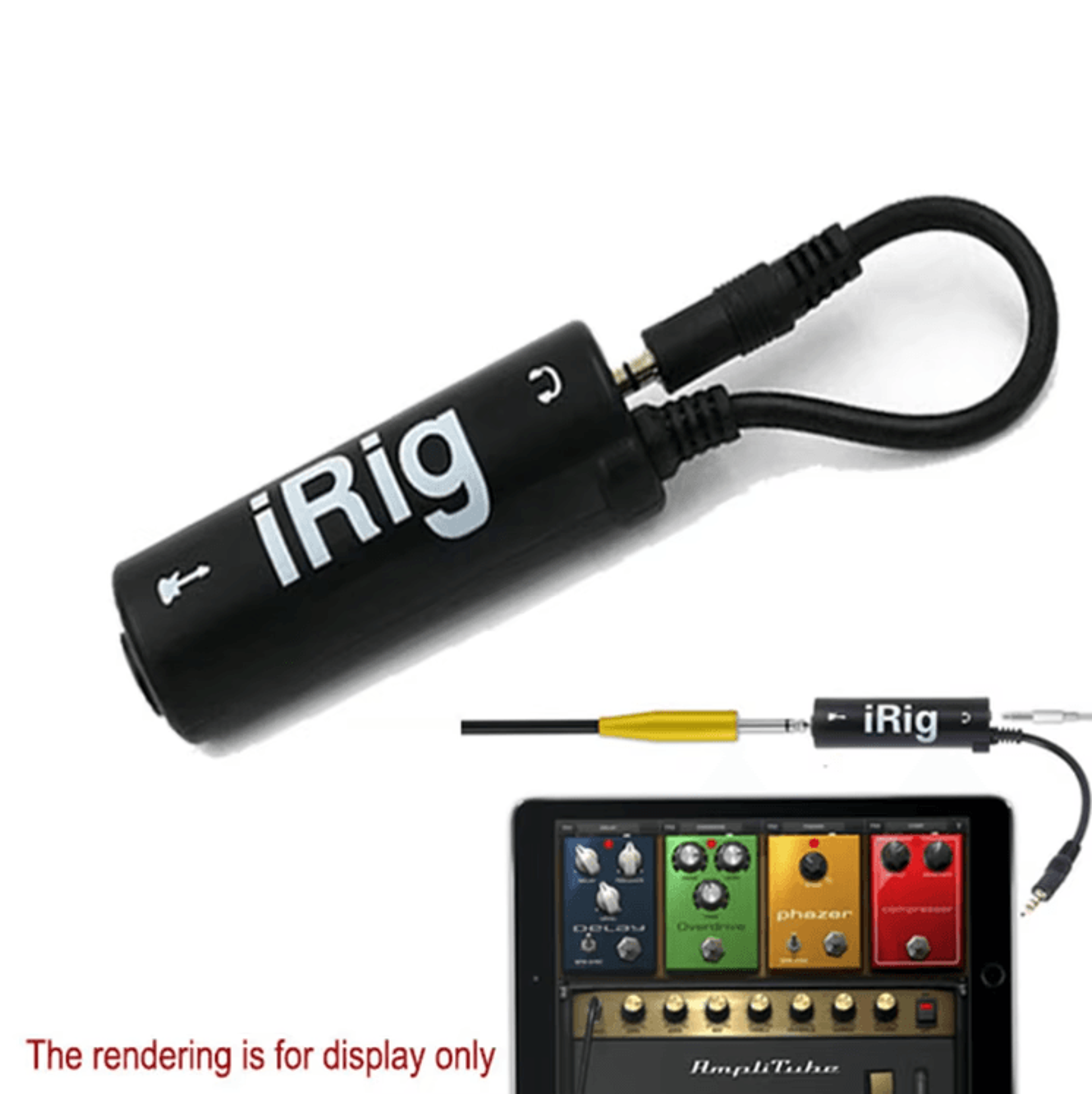 IRig 35mm Guitar Interface Adapter Cable Low Noise Audio Converter For Mobile Recording 1
