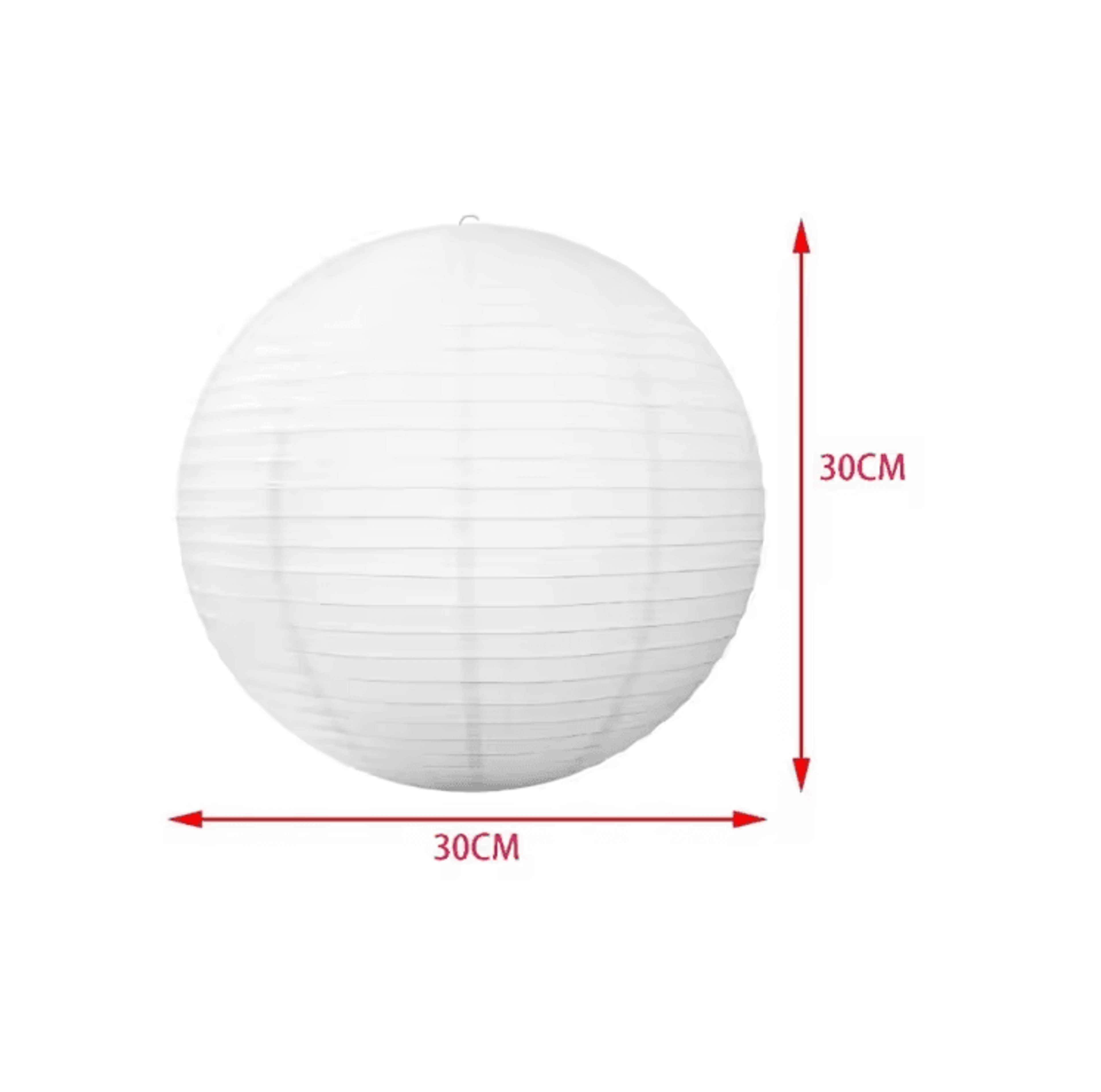 Classic Round Hanging Paper Lampshade For Soft Elegant Ambient Lighting 2