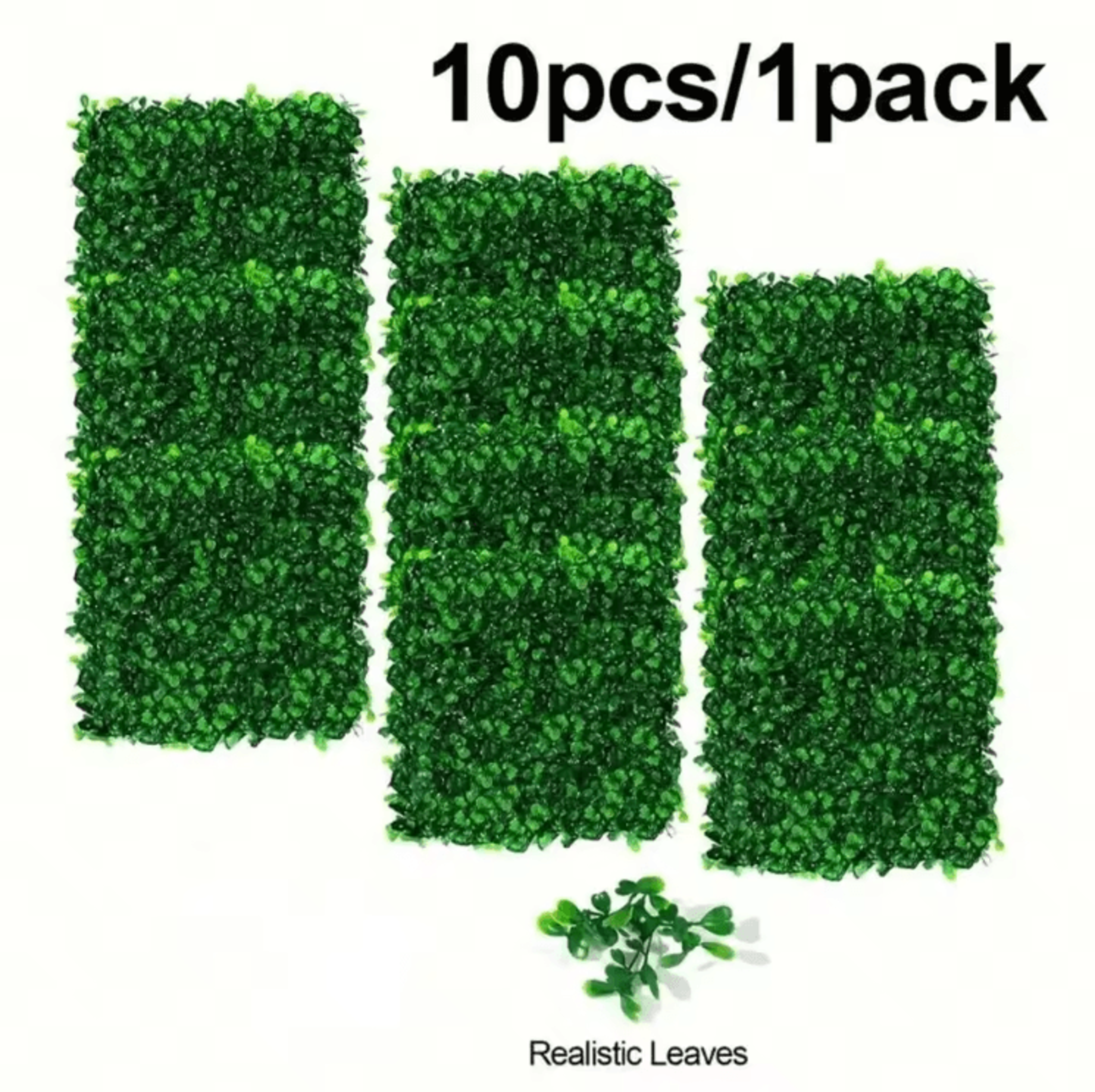 10PCS Artificial Boxwood Wall Panels  Lush Greenery Backdrop Wall For Home  Events 3