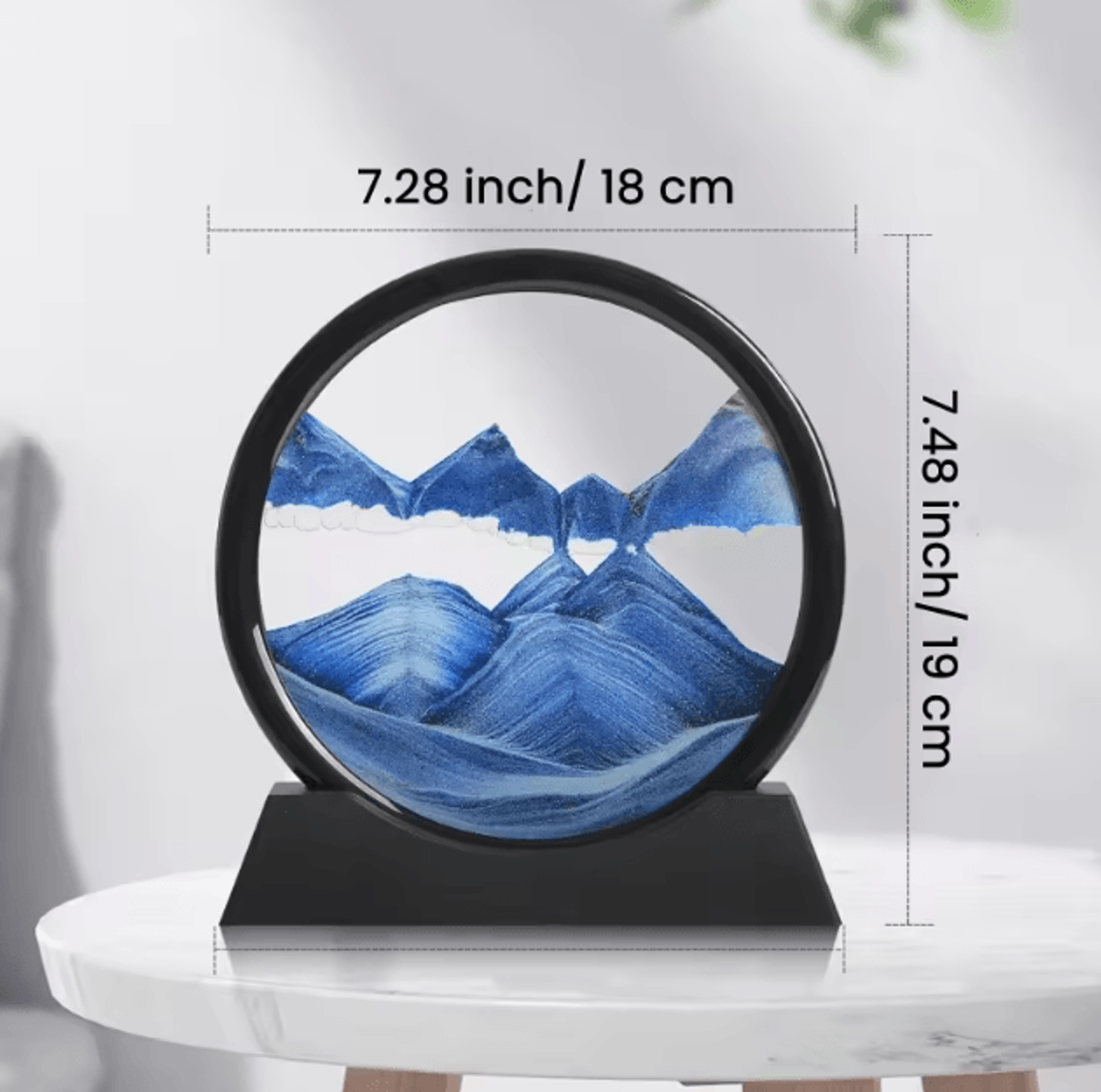 3D Moving Sand Art Picture  Quicksand Hourglass Sandscape For Relaxing Home  Office Decor 4