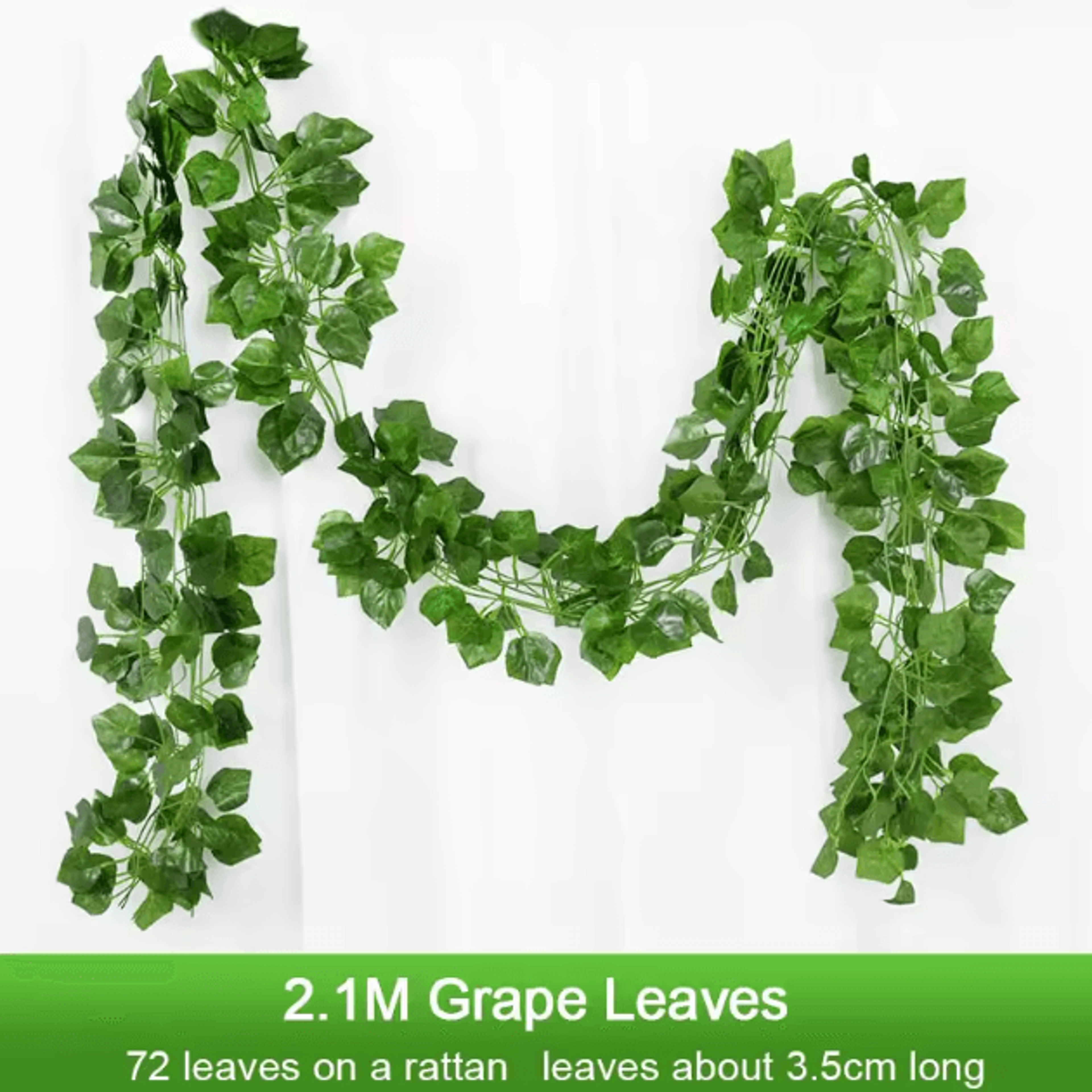21M Artificial Ivy Garland Realistic Hanging Vine Greenery For Wall  Event Decor 6