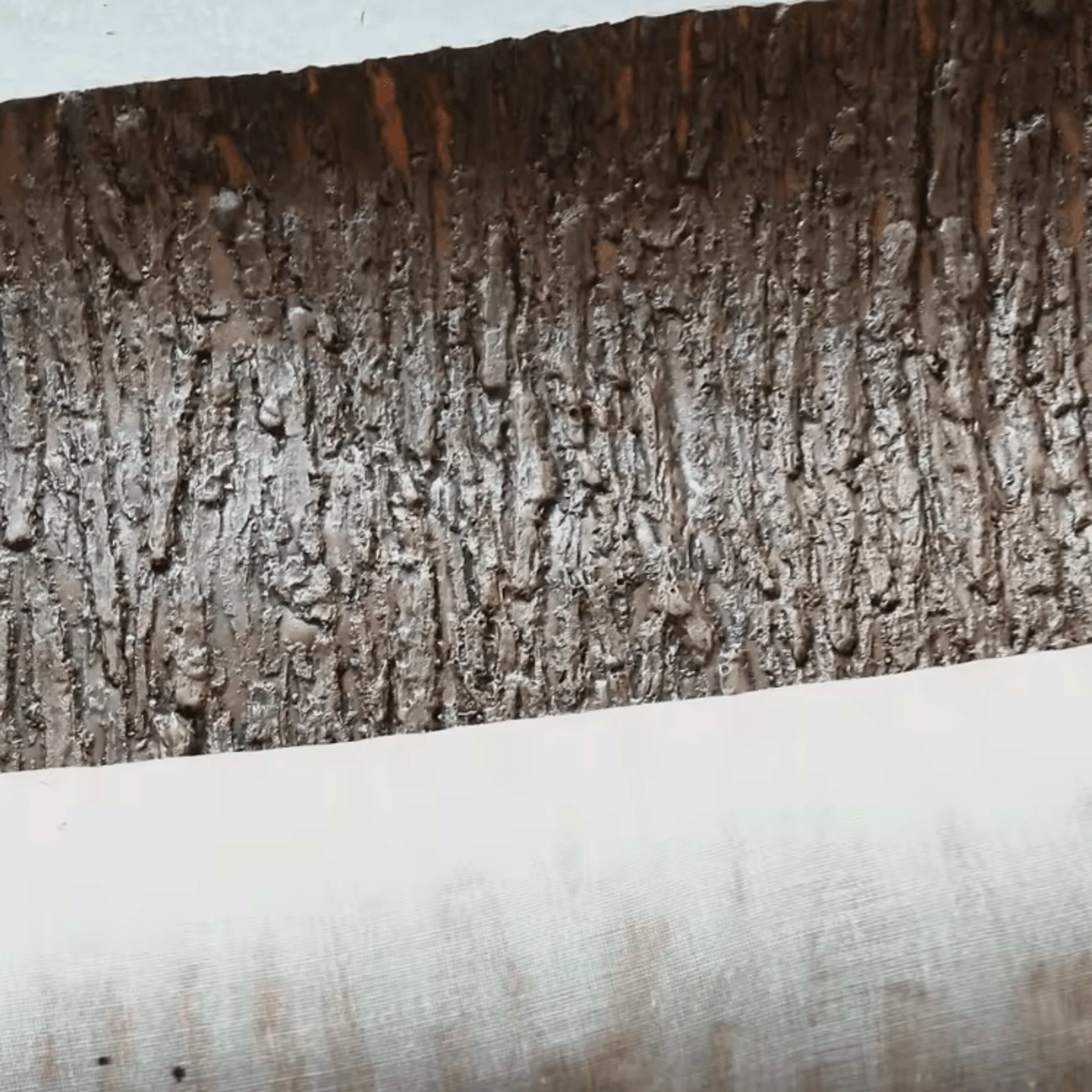 Artificial Tree Bark Wrap  Realistic Garden Pipe  Column Decor Panel 1
