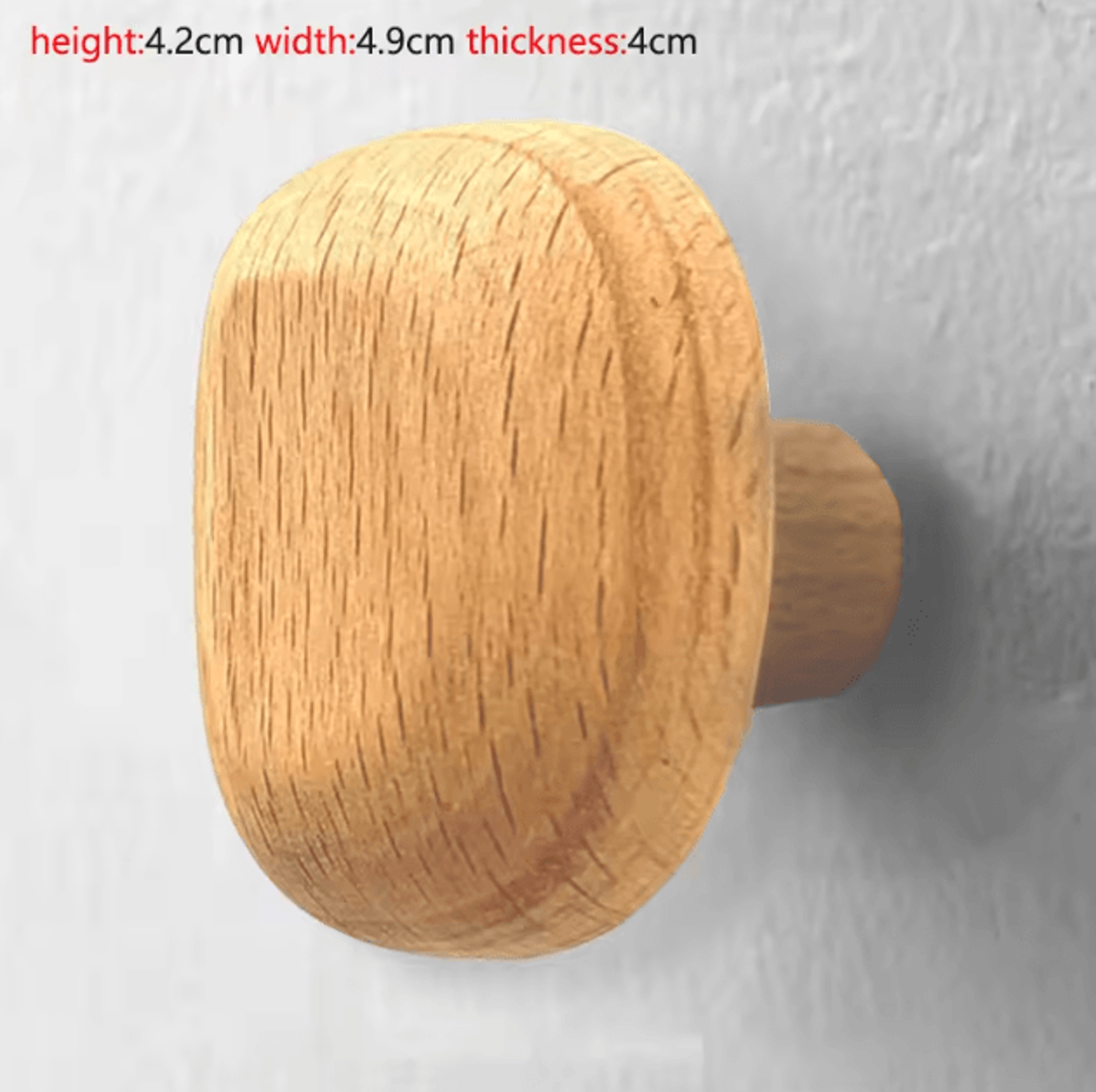 Minimalist Wooden Wall Hooks  Natural Coat  Key Hanger For Entryway 8