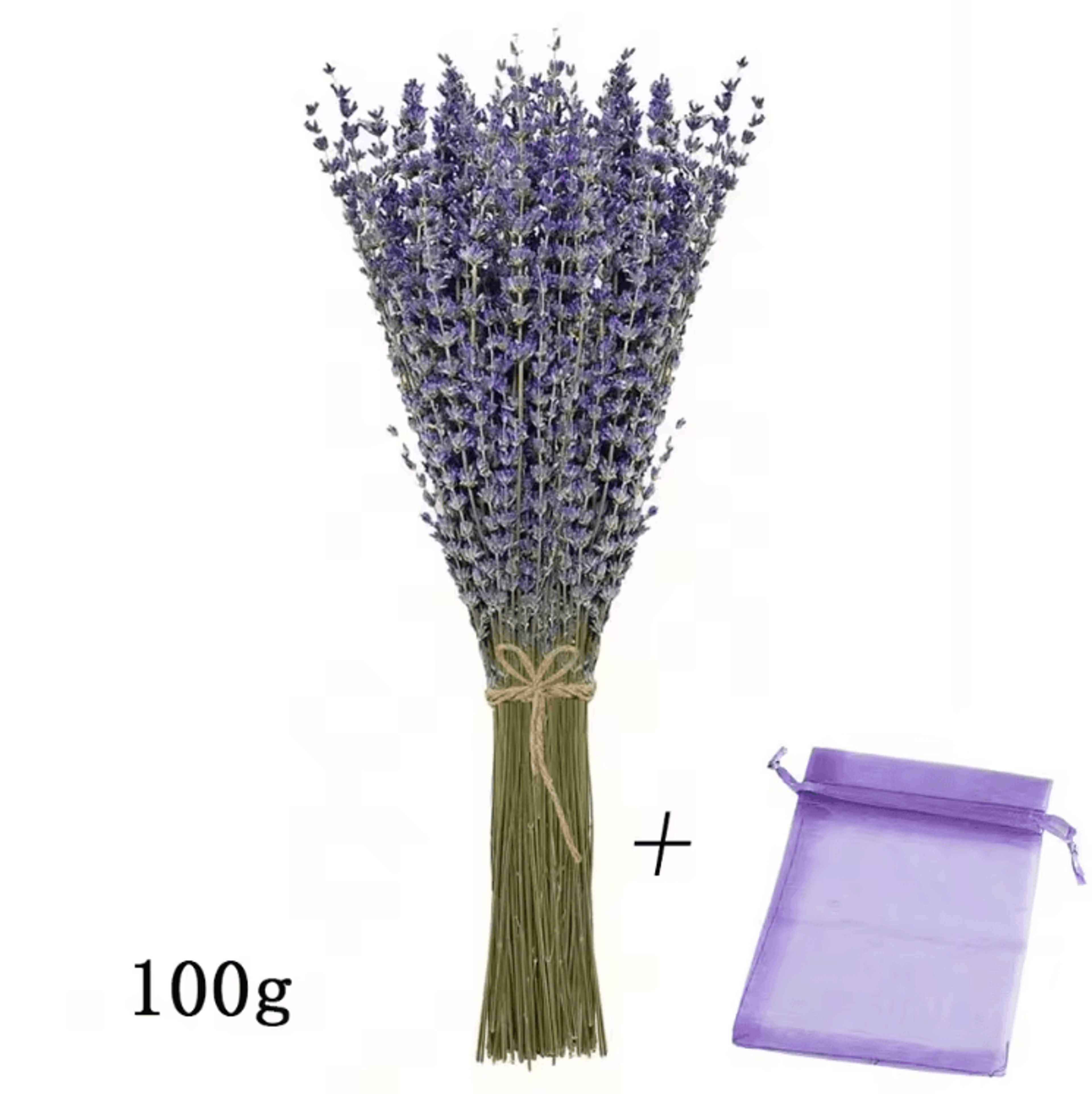 Romantic Lavender  Gypsophila Dried Flower Bouquet  Natural Wedding  Home Decor 1