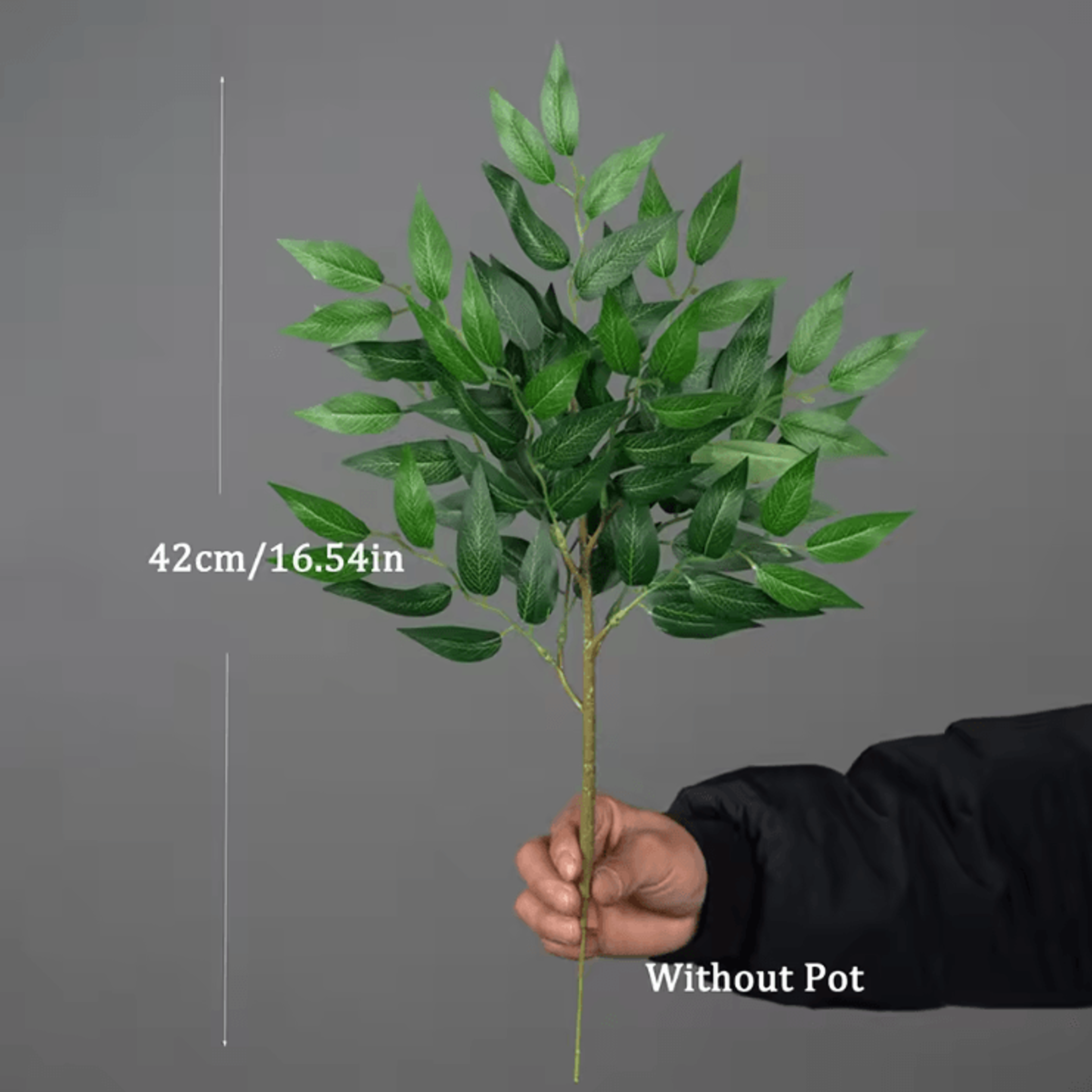 Tall Artificial Eucalyptus Tree  Realistic Silk Greenery Plant For Home  Office Decor 2