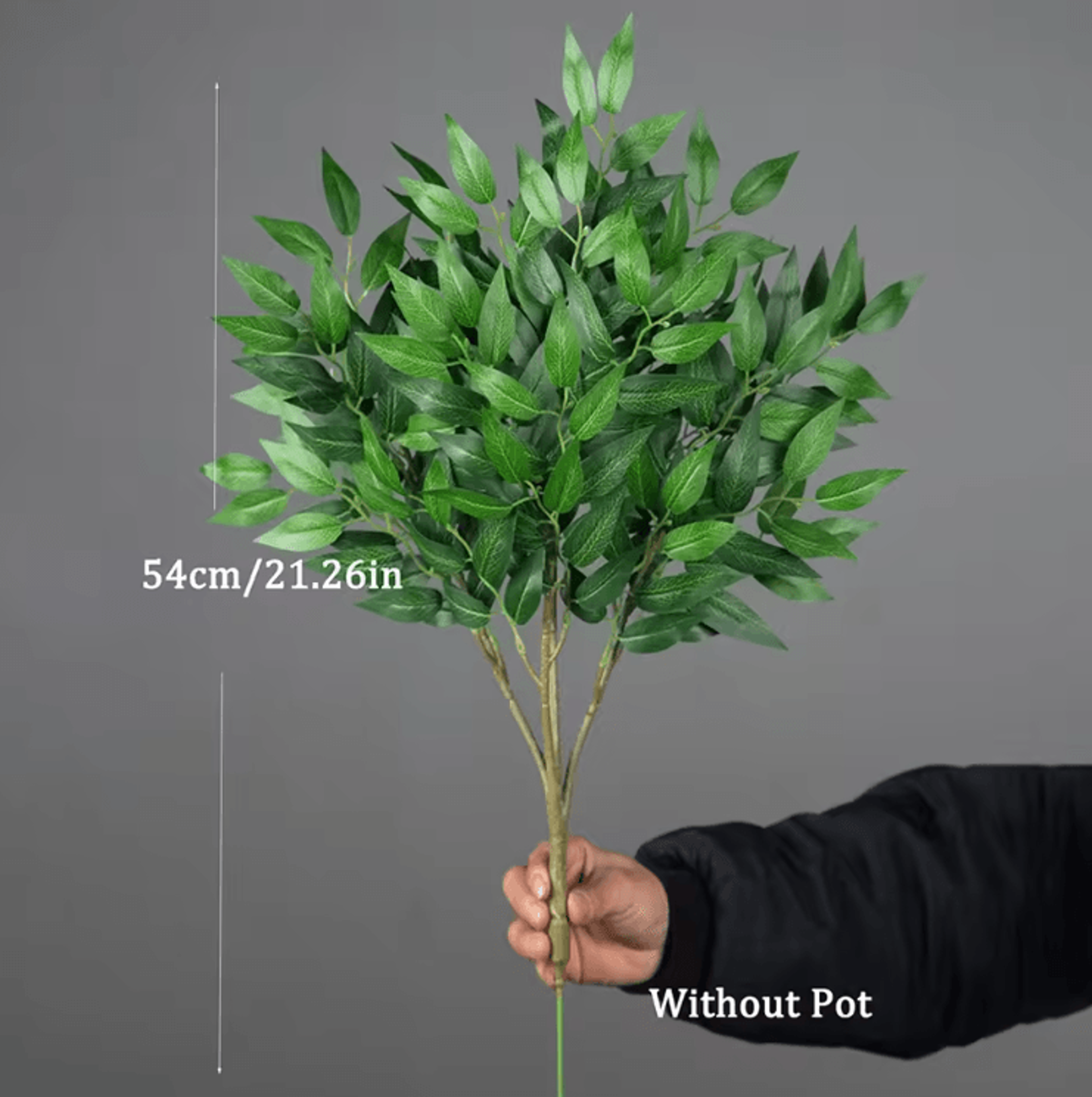 Tall Artificial Eucalyptus Tree  Realistic Silk Greenery Plant For Home  Office Decor 3
