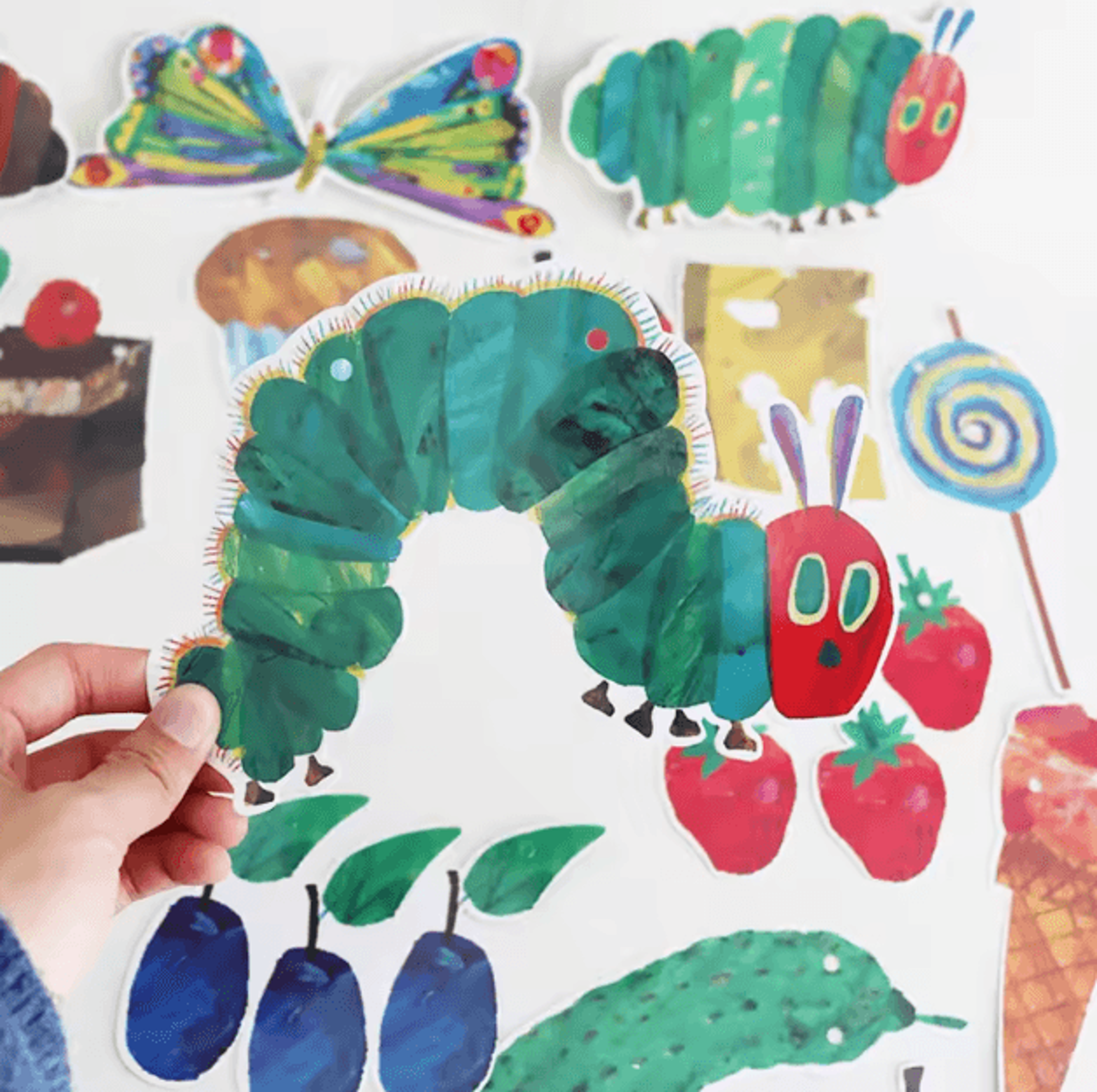 Very Hungry Caterpillar Flag Banner  3M Classroom Hanging Decoration Set 2