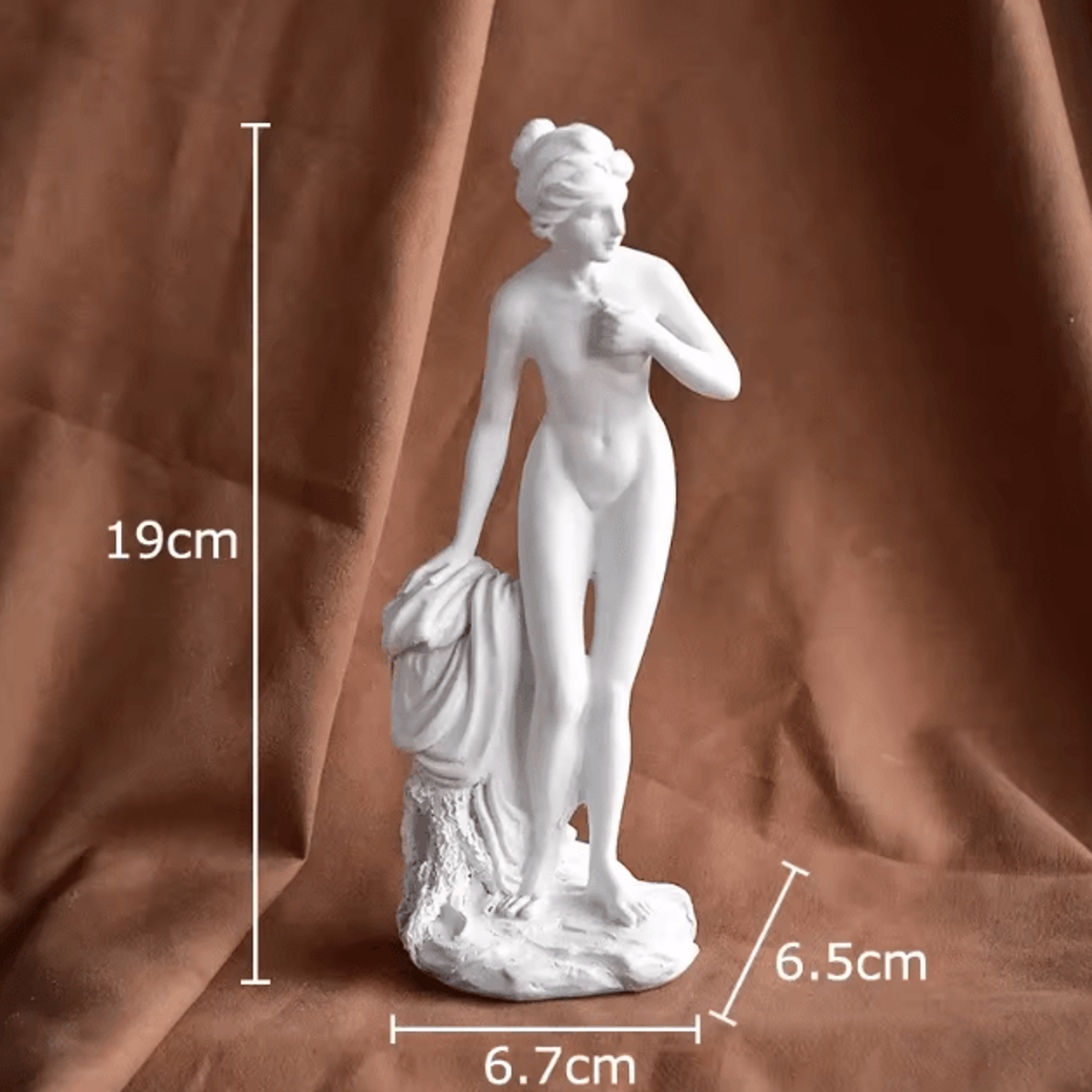 Mythological Venus Goddess Resin Statue  Elegant Aesthetic Desk  Room Decor 1