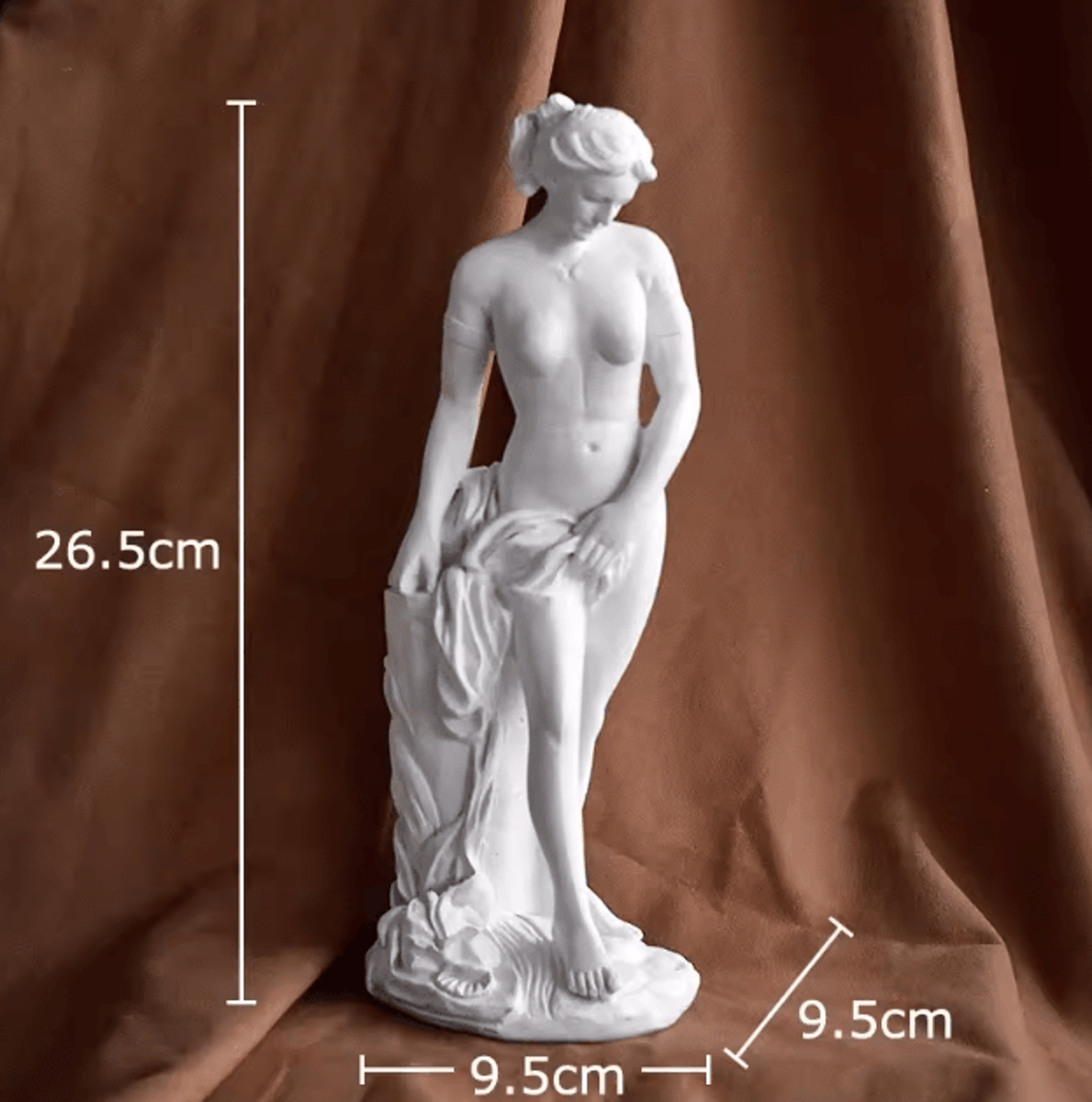 Mythological Venus Goddess Resin Statue  Elegant Aesthetic Desk  Room Decor 2