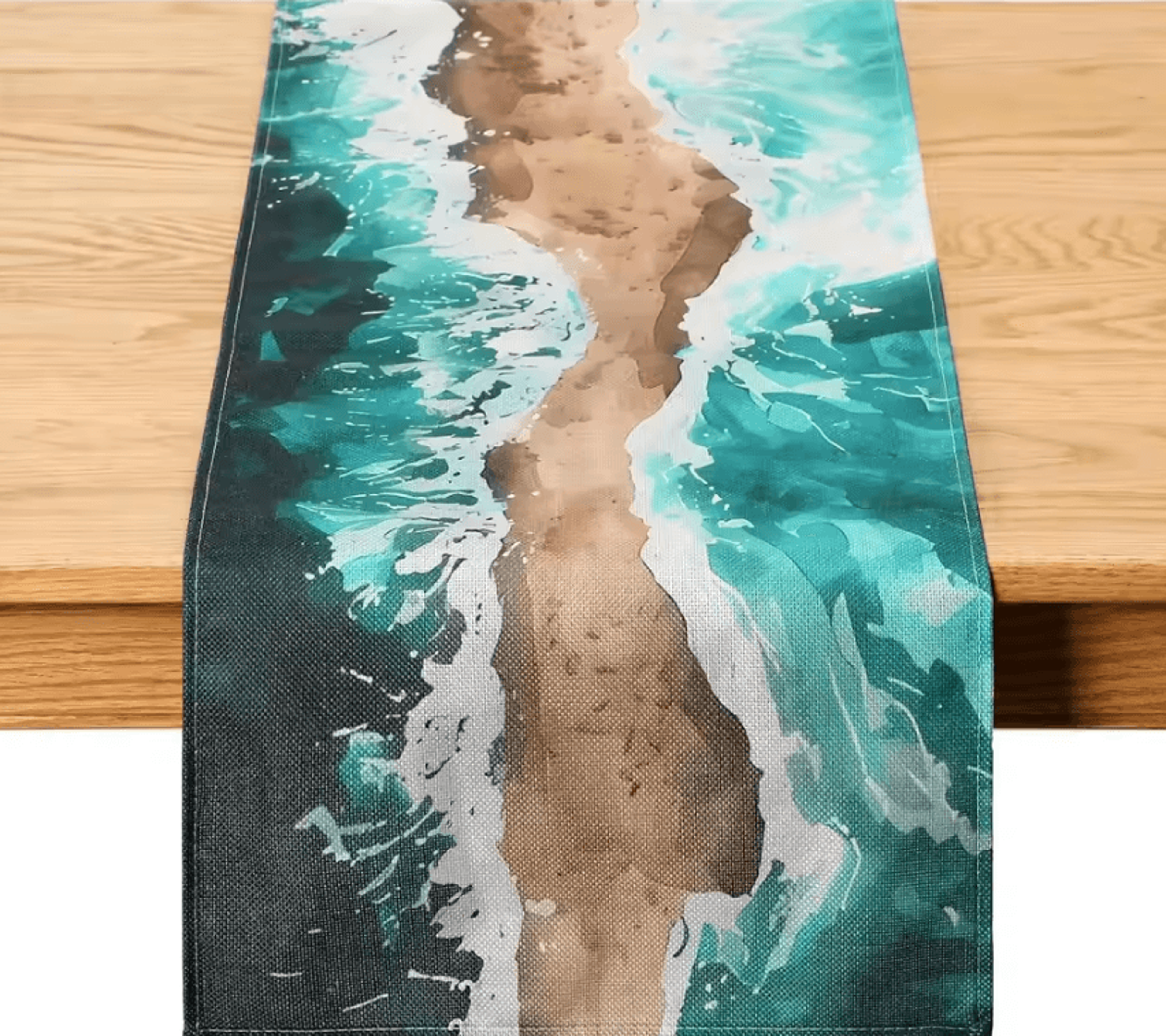 passover linen table runner – elegant pesach seder table decor for jewish holiday dining