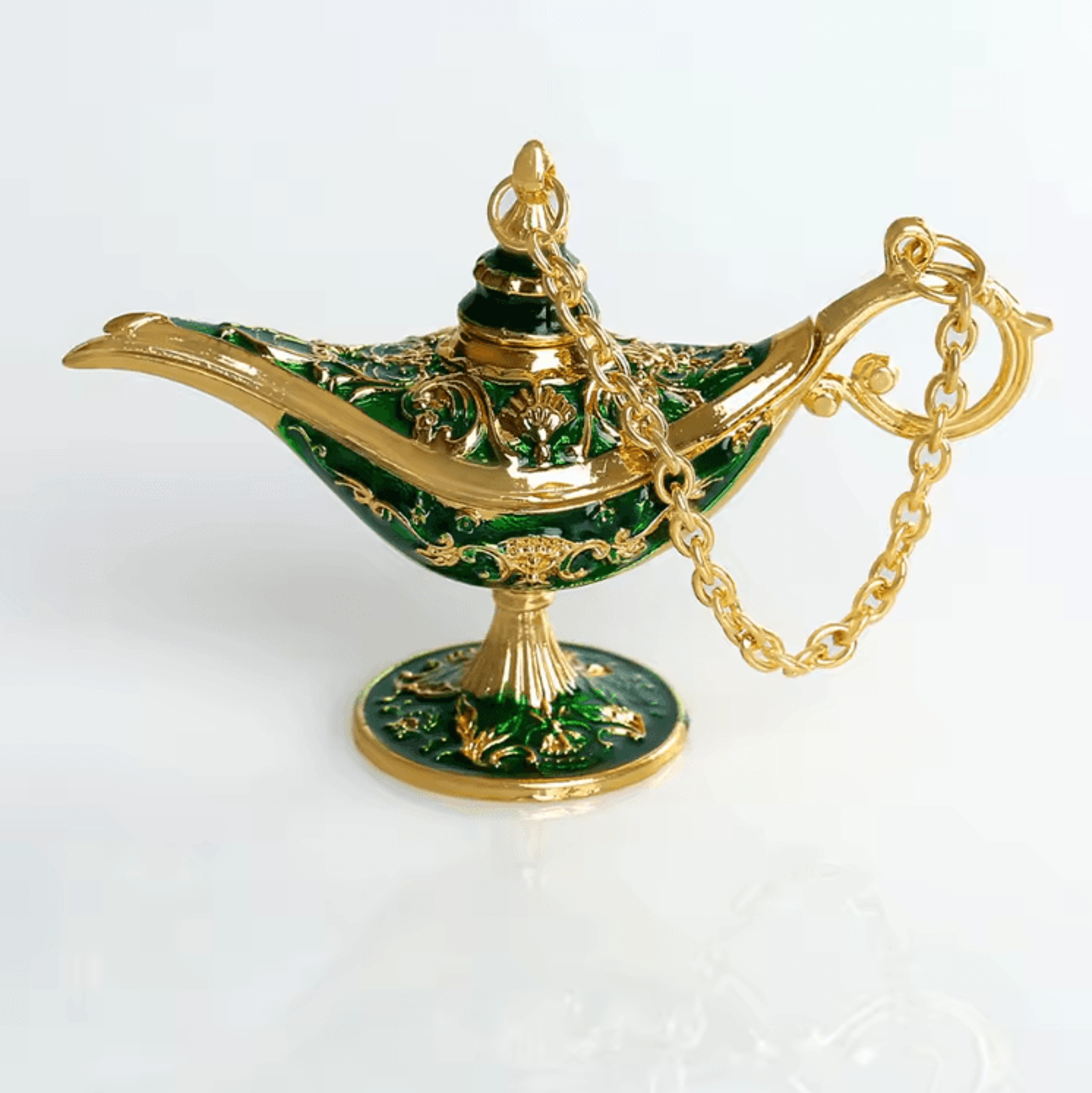 Aladdin Genie Lamp Decor  Vintage Metal Ornament For Home  Display 2