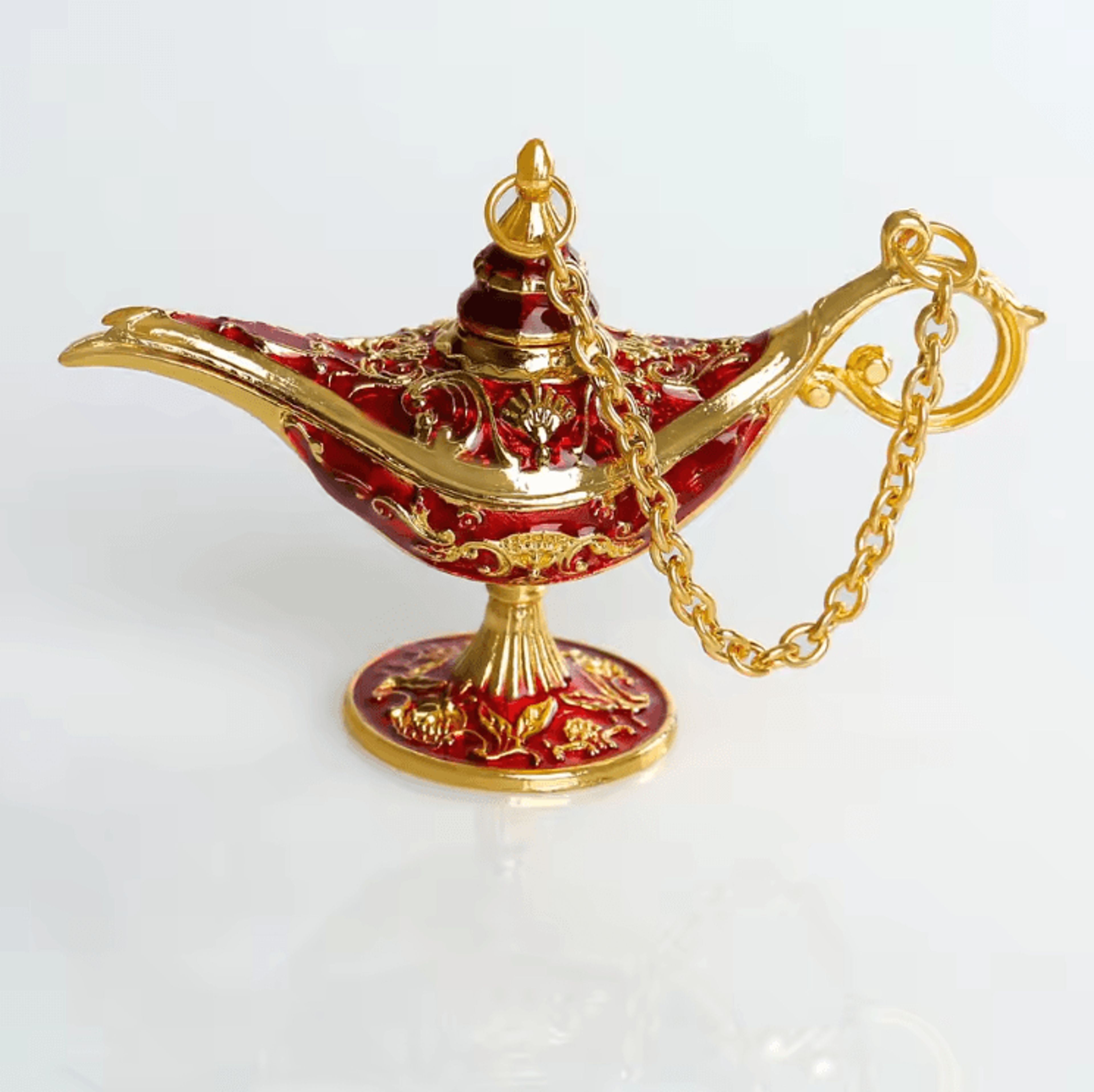 Aladdin Genie Lamp Decor  Vintage Metal Ornament For Home  Display 3