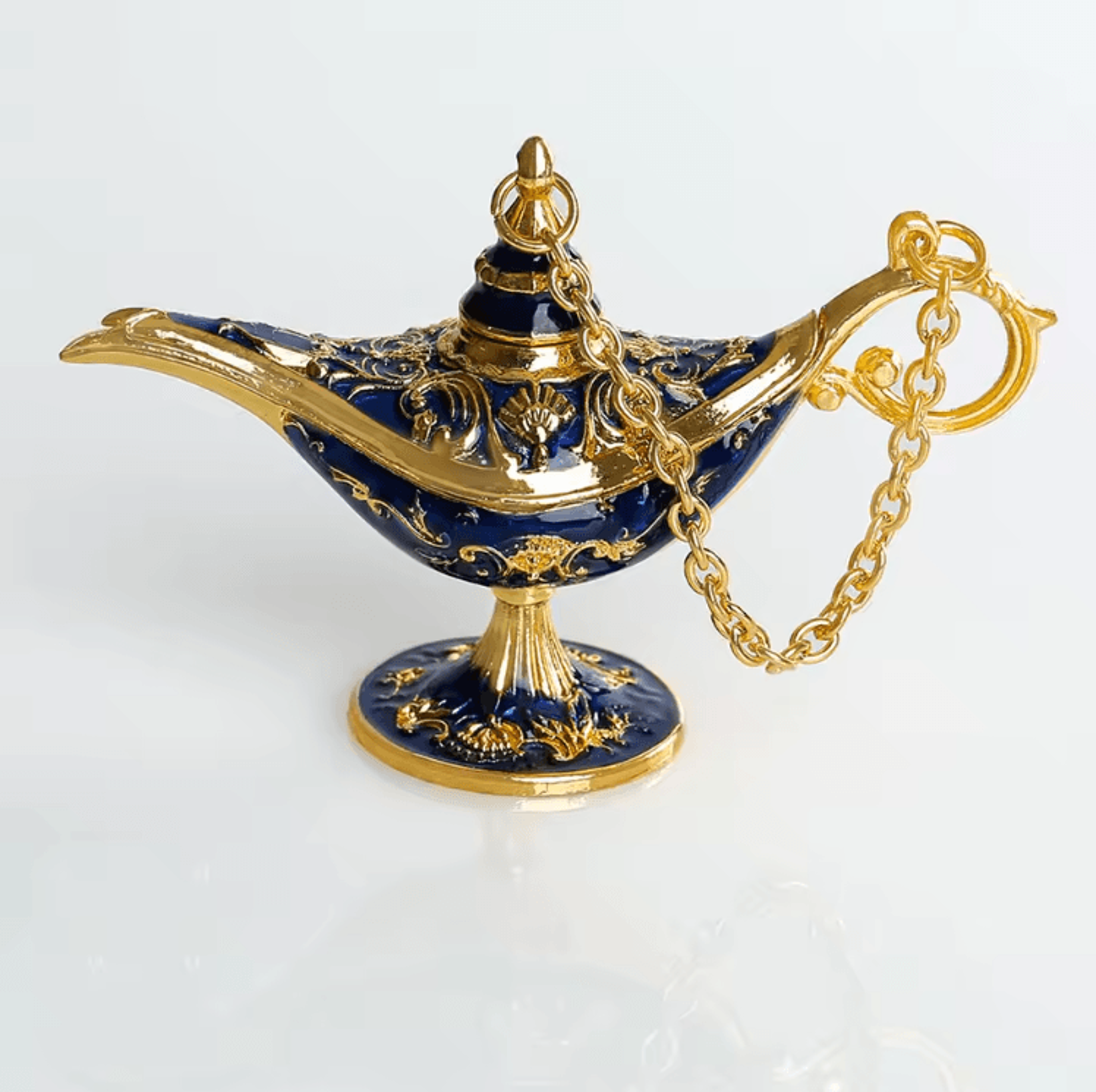 Aladdin Genie Lamp Decor  Vintage Metal Ornament For Home  Display 4