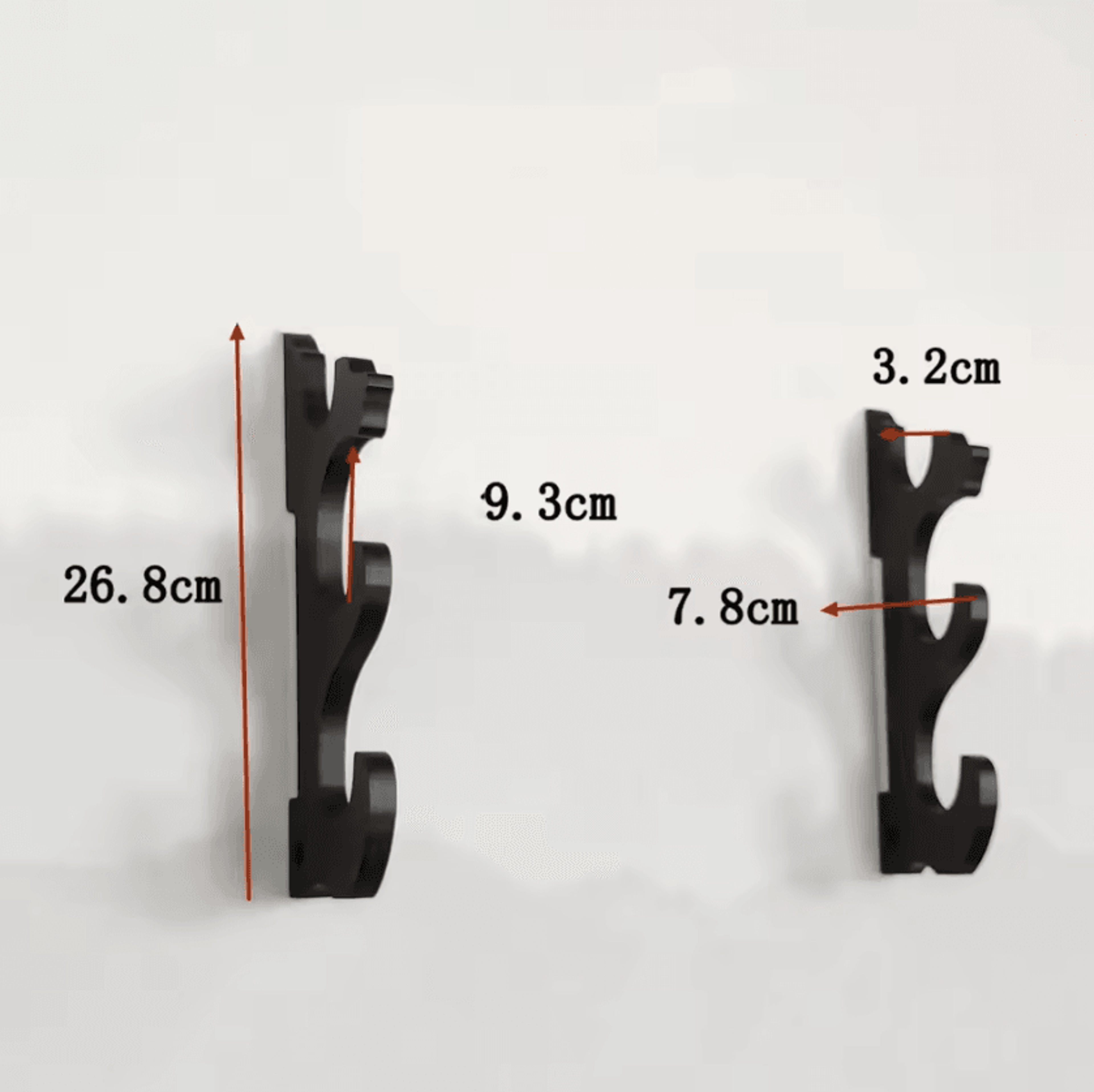 WallMounted Wooden Sword  Gun Display Rack  MultiUse Katana  Rifle Storage Holder 2