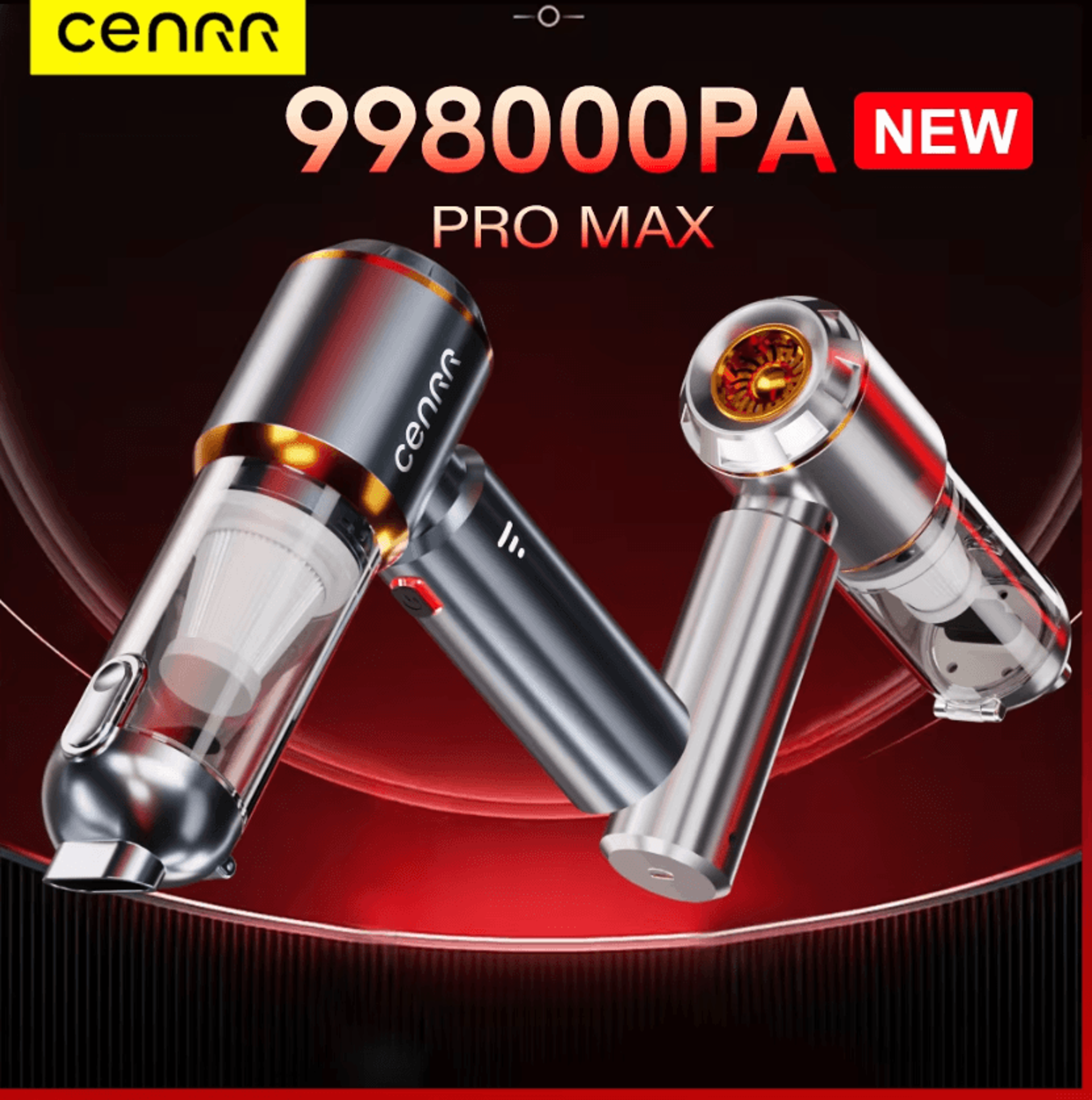 CENRR 998000PA Cordless Car Vacuum Cleaner Cordless Car Vacuum Cleaner Portable Handheld Vacuum Cle 0