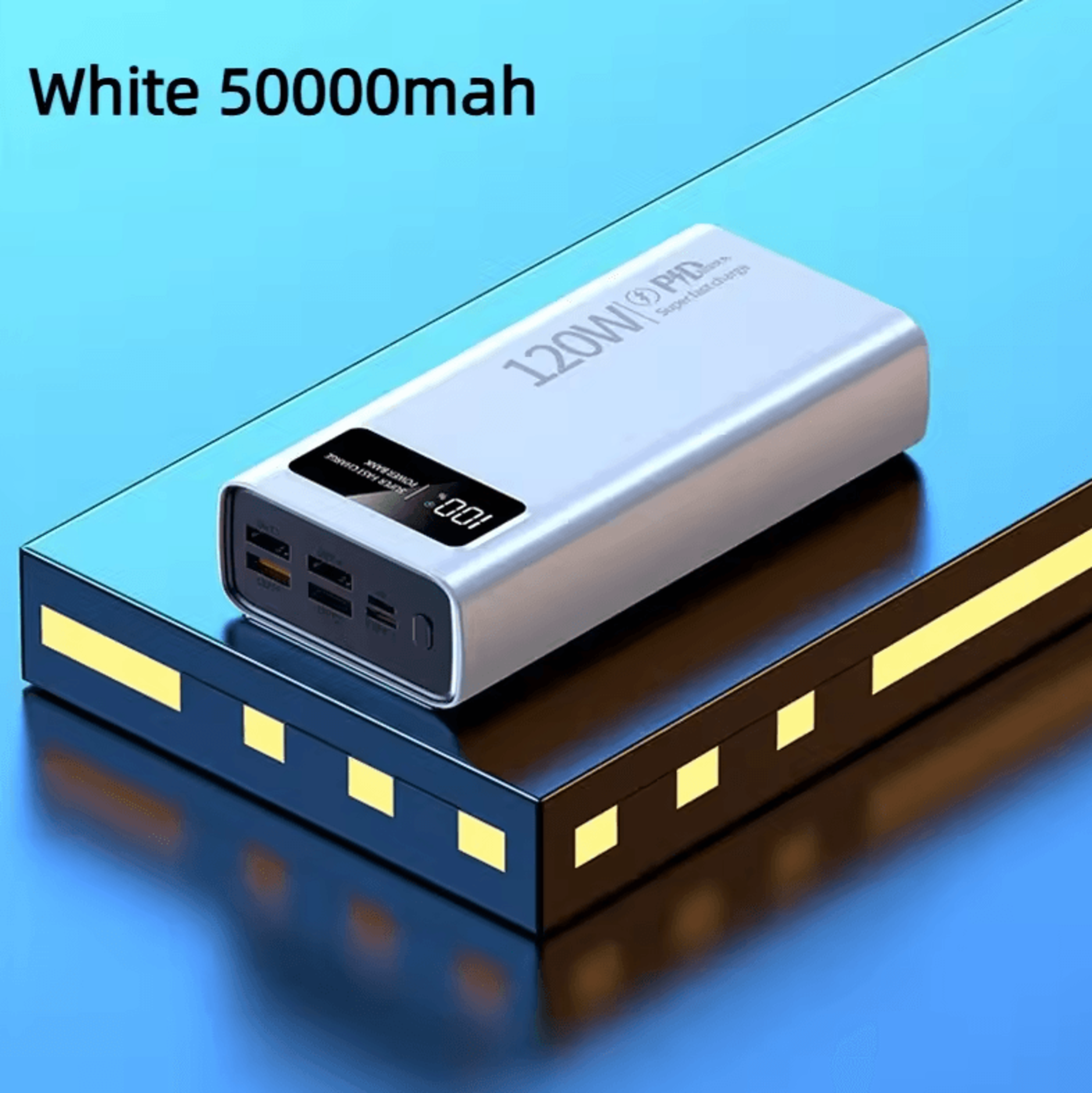 PowerMax Ultra 50000mAh 120W Fast Charging Power Bank With Digital Display 4