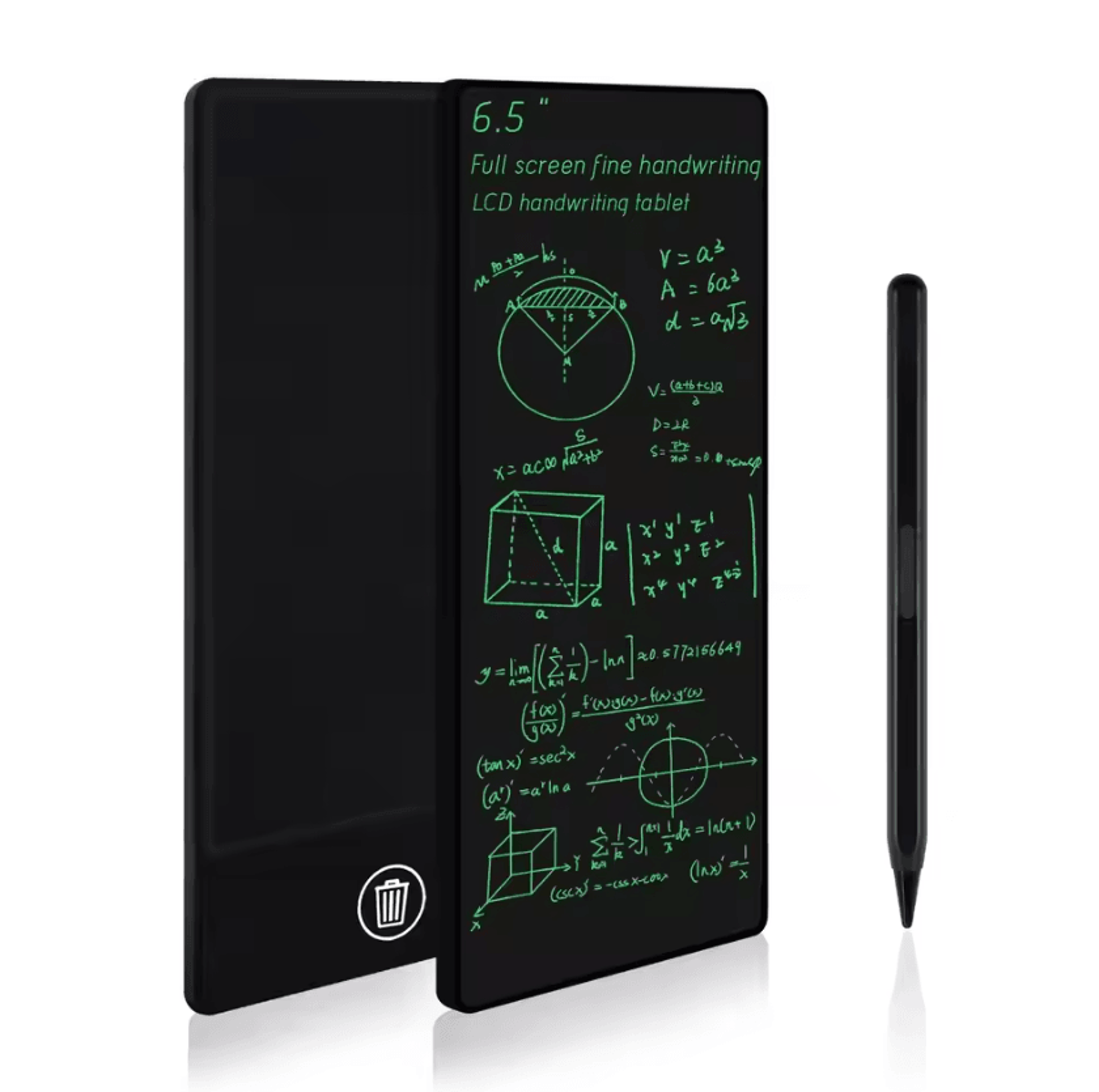 65Inch LCD Writing Tablet For Kids Full Screen Reusable Drawing  Learning Pad 4