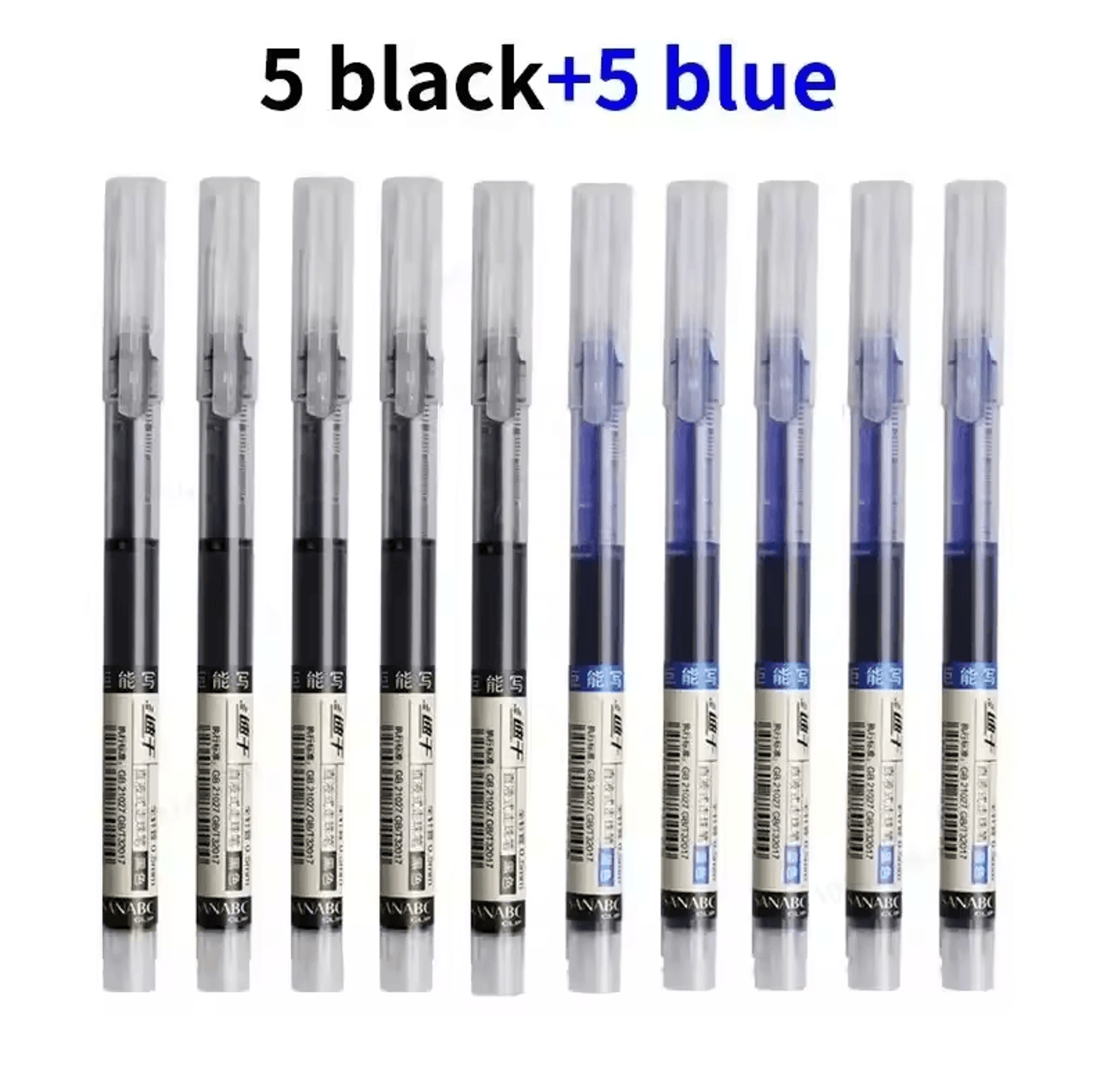 05MM Needle Tip Gel Pens Set  Smooth Writing Kawaii Liquid Ink Ballpoint Pens 9