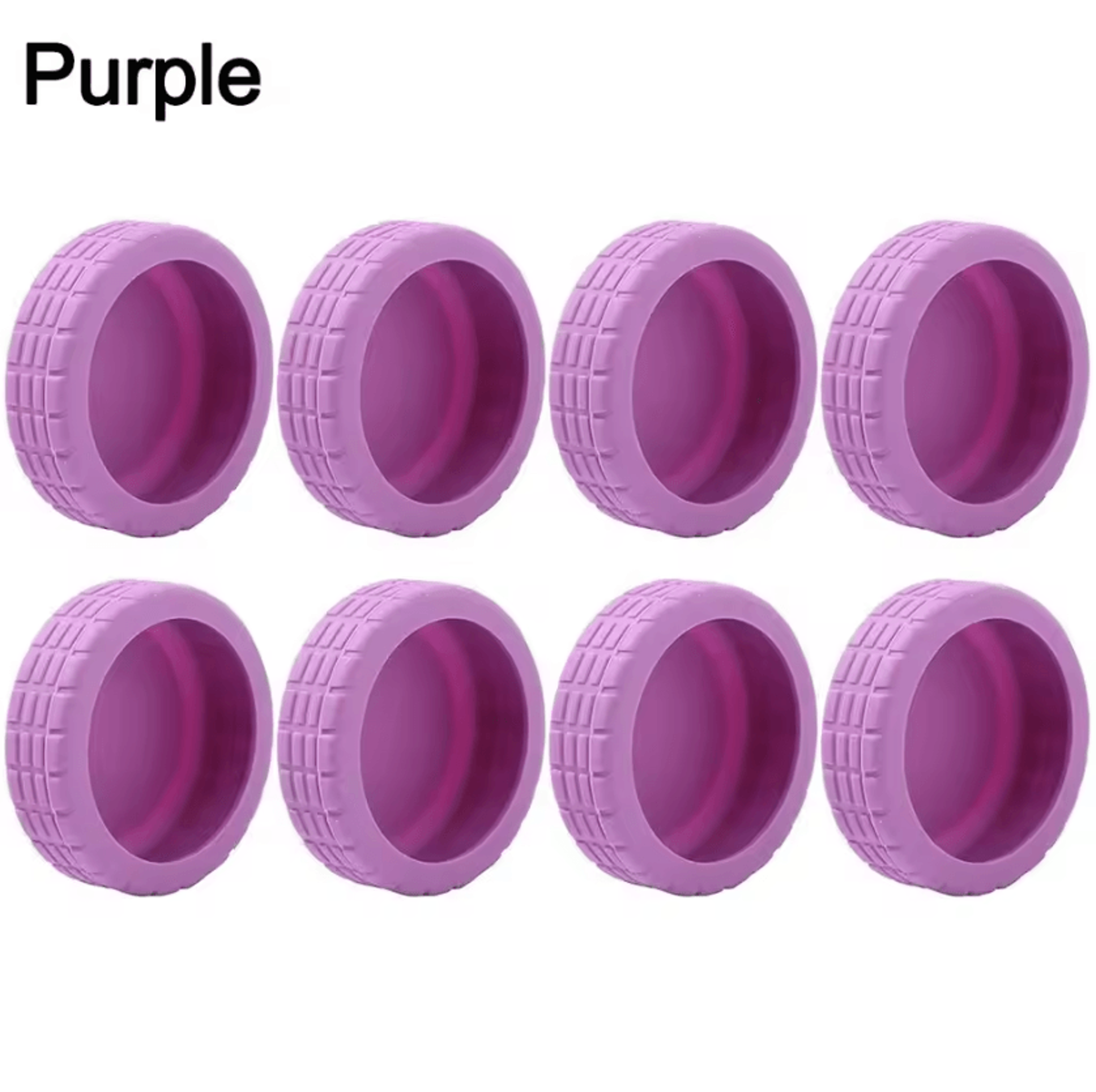 Silent Silicone Luggage Wheel Covers  AntiWear Protective Travel Accessories 6